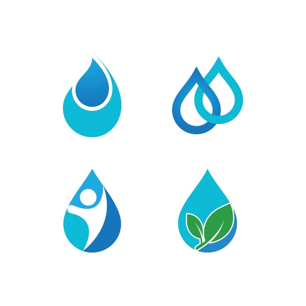 water drop Logo vector