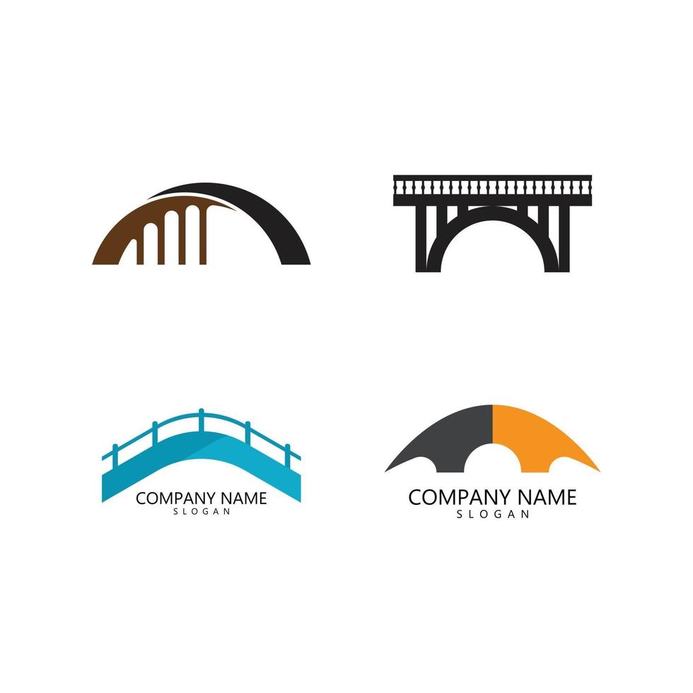 Bridge Logo Template vector