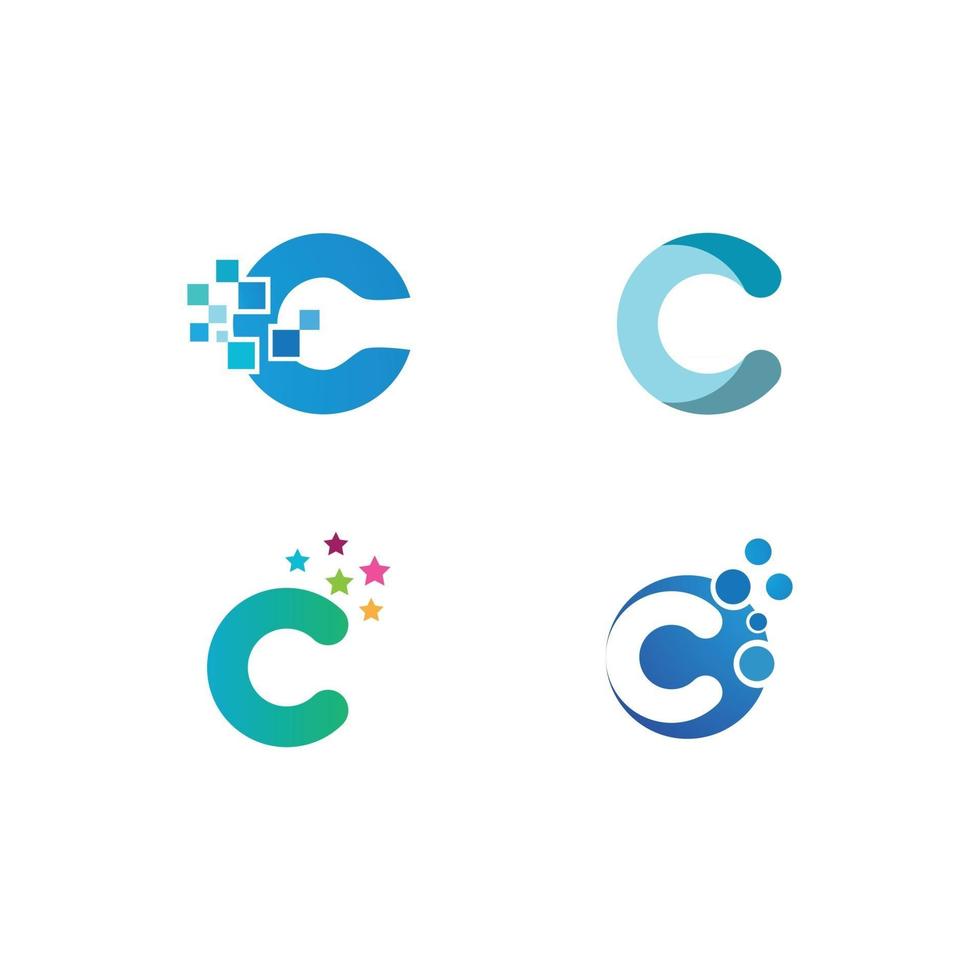 c Letter Alphabet vector