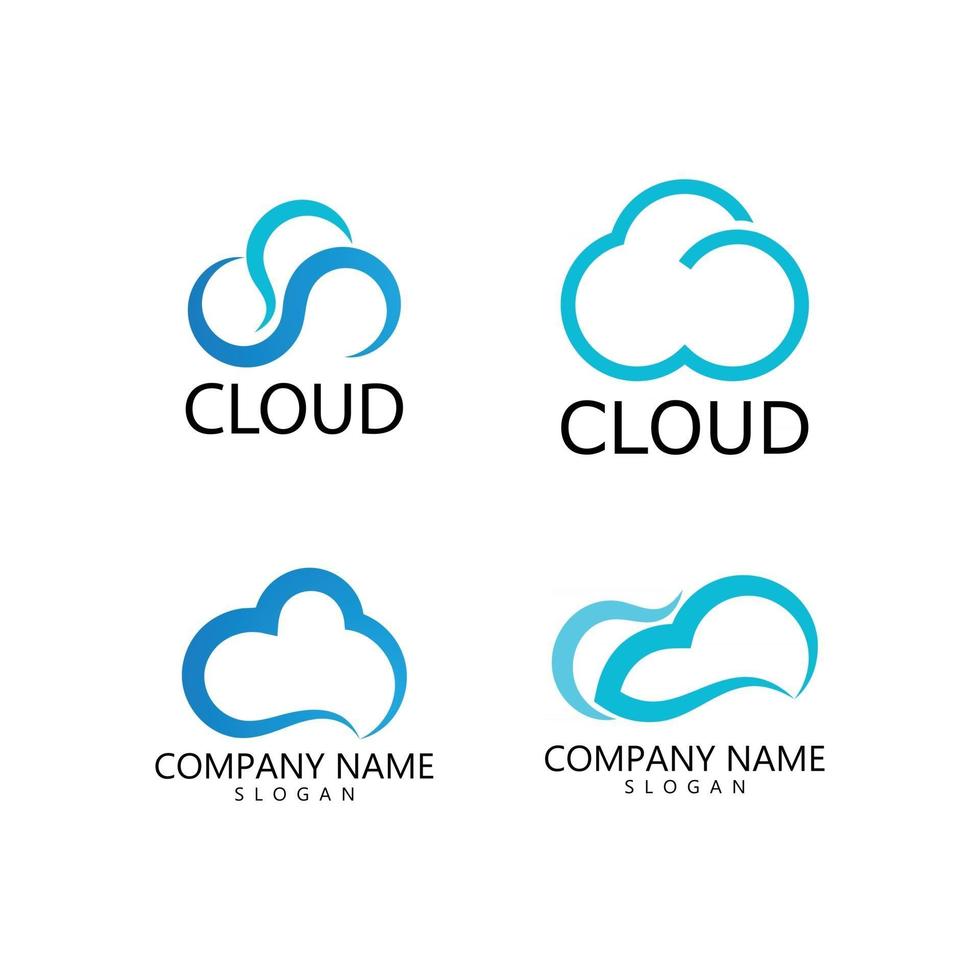 vector logo de nube