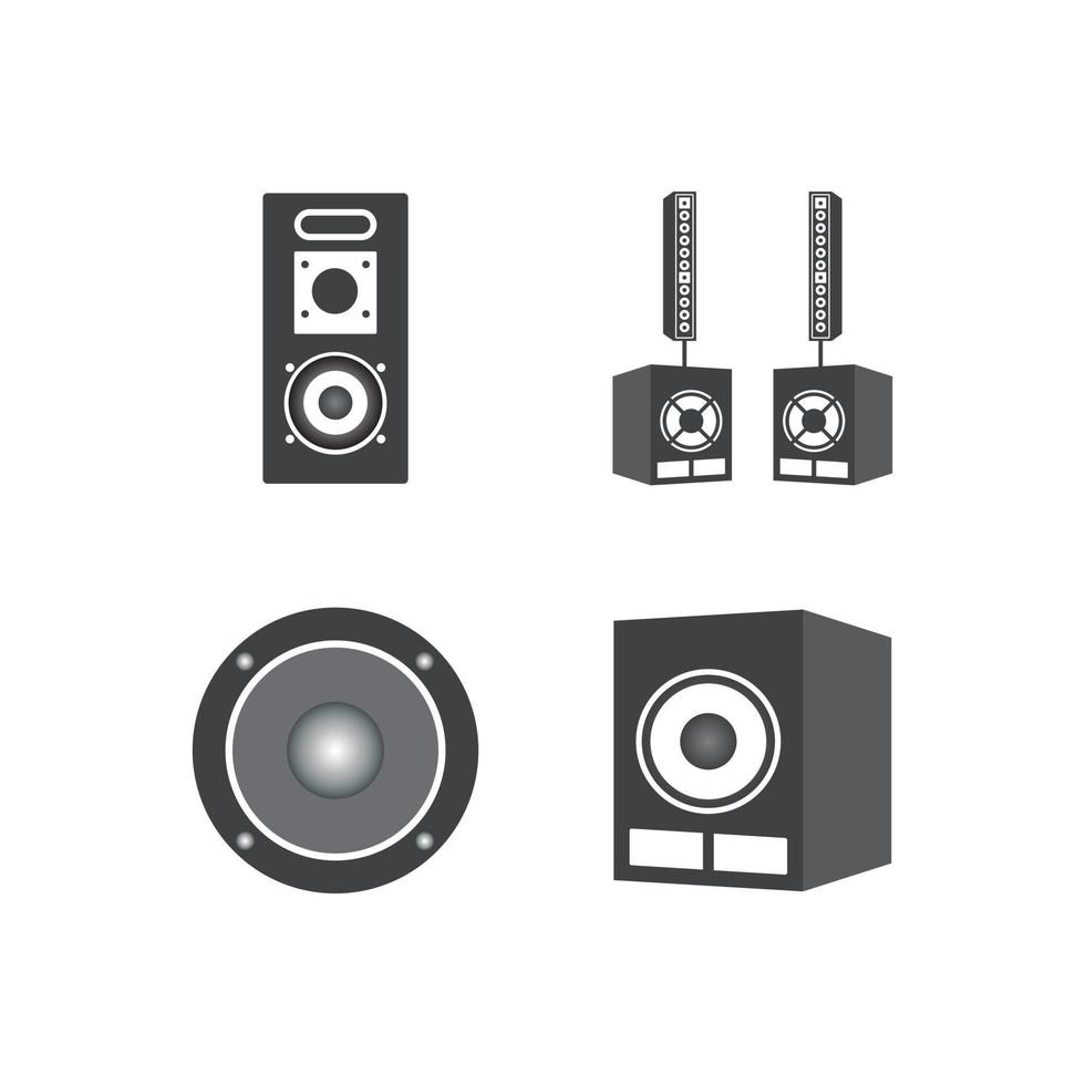 speaker sound professional vector