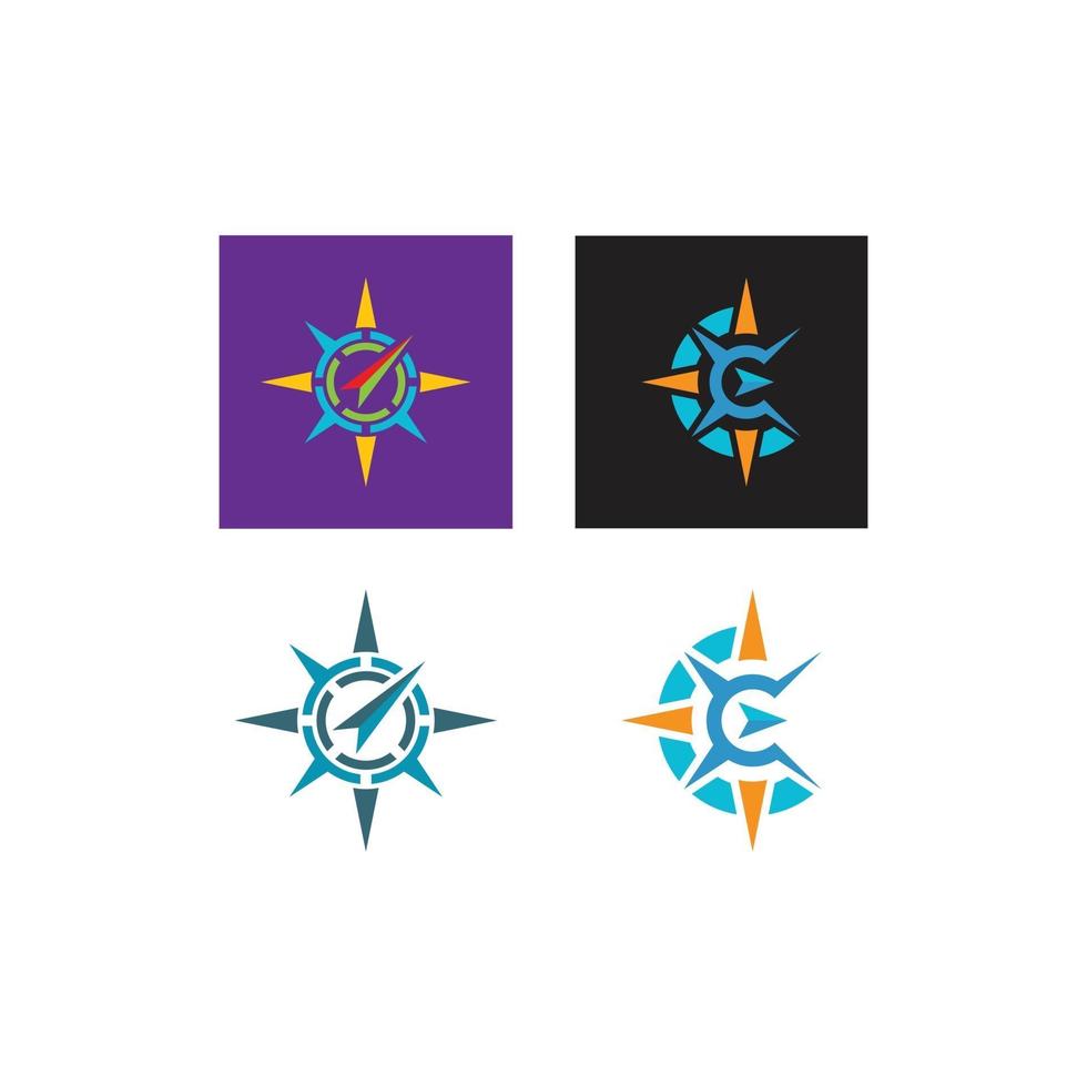 Compass Logo Template vector