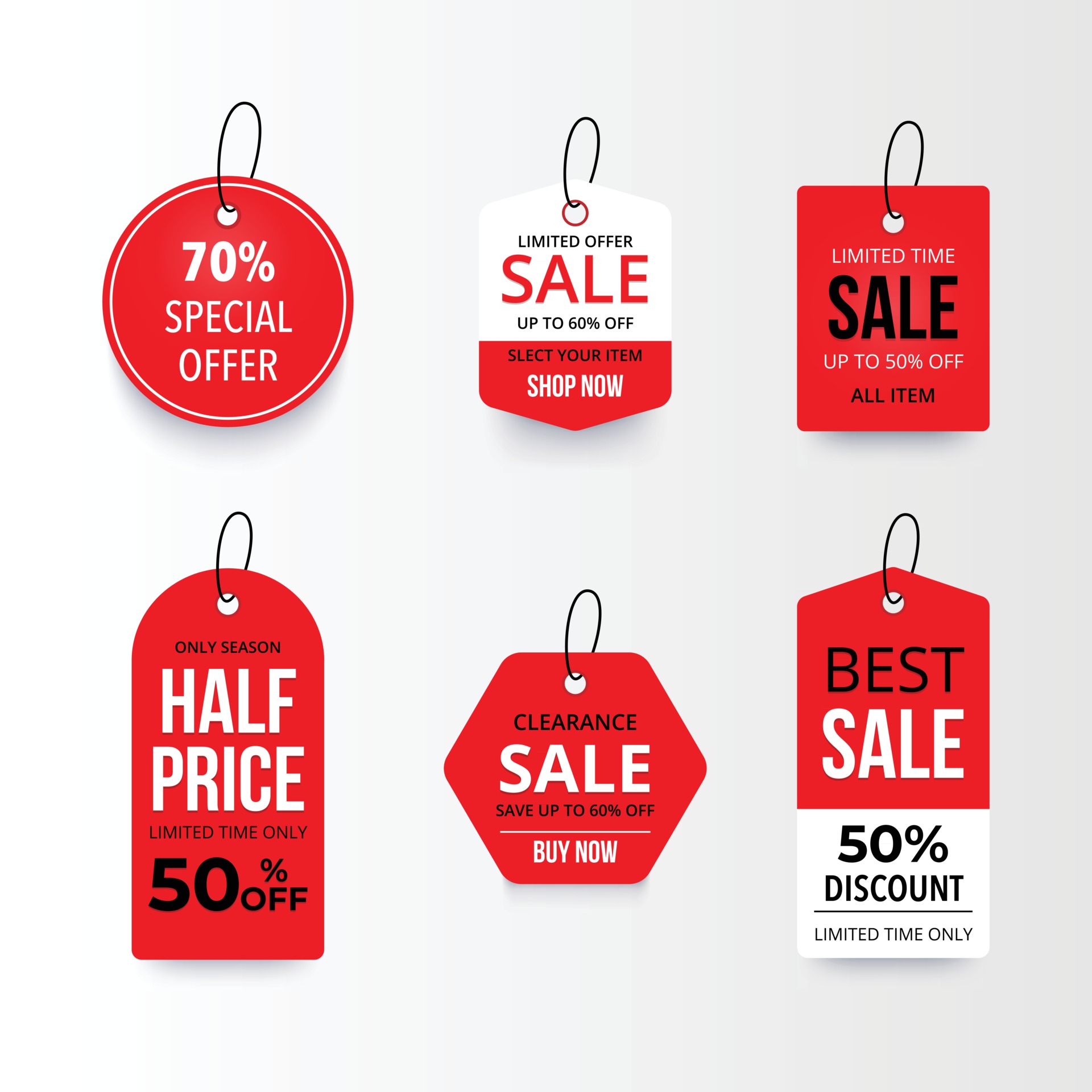 Sale badge and label collection Sale promotion Hot price Sale banner