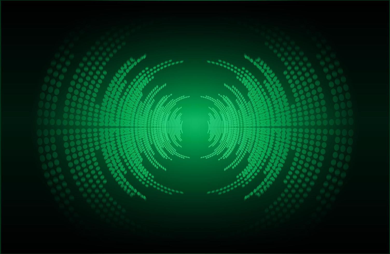 Sound waves oscillating dark light vector