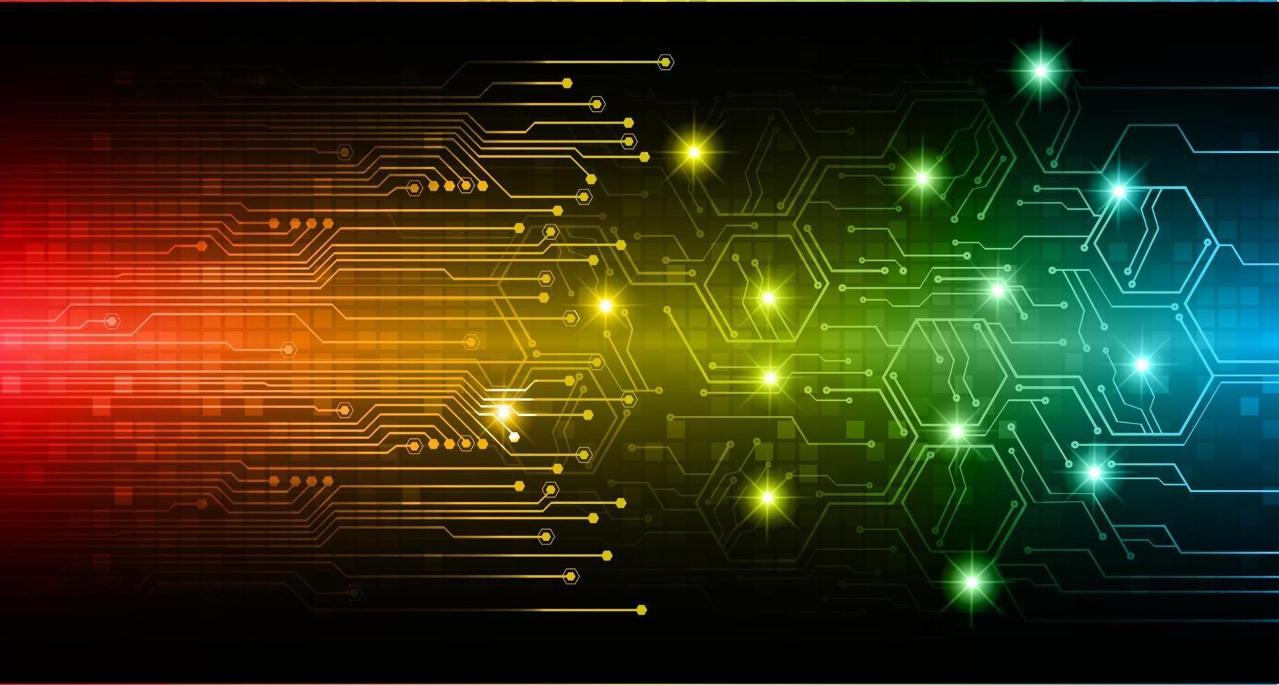 cyber circuit future technology concept background vector