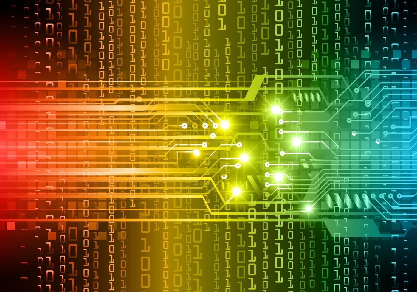 cyber circuit future technology concept background vector