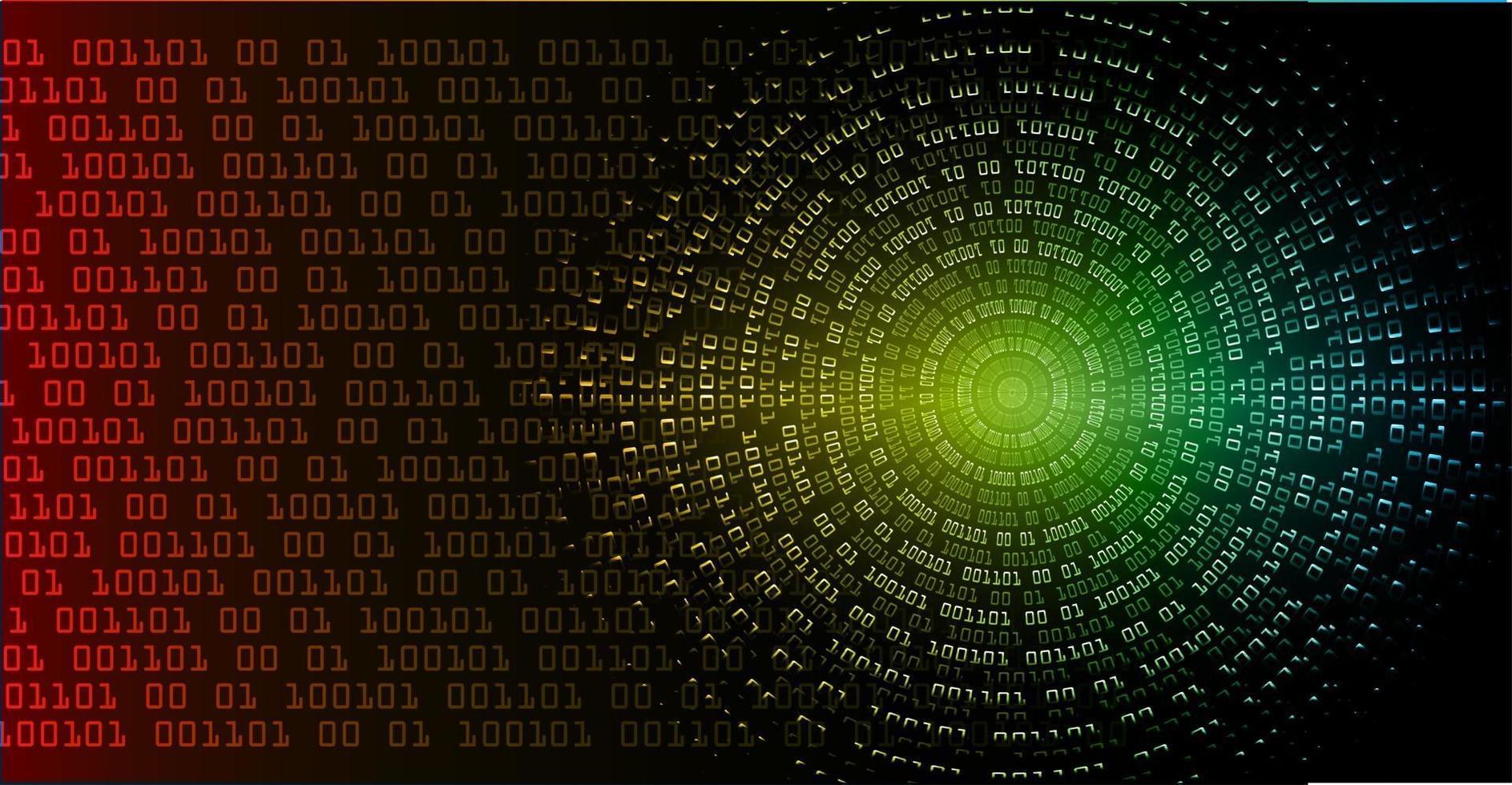 Fondo de concepto de tecnología futura de circuito cibernético vector