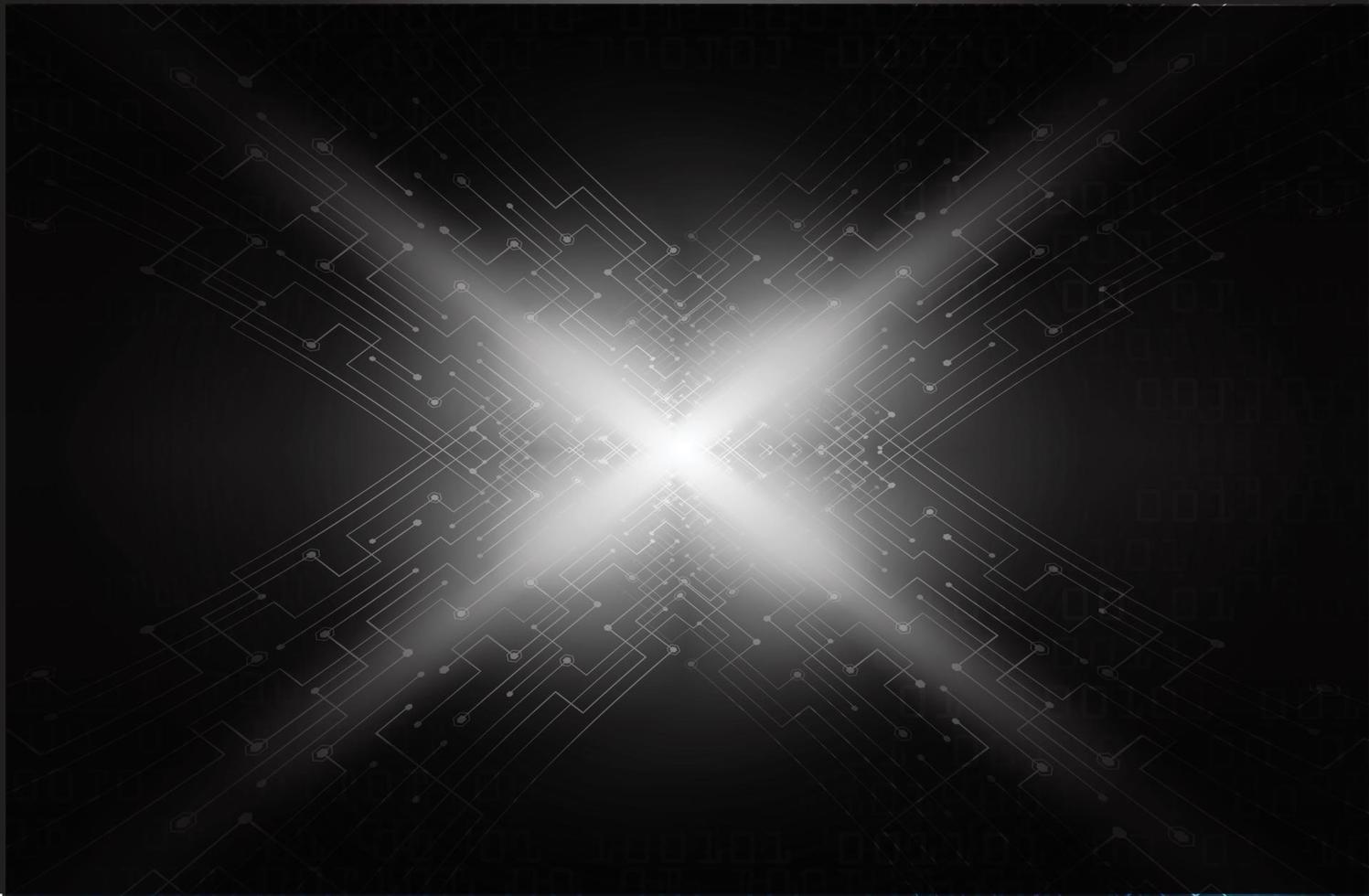 cyber circuit future technology concept background vector