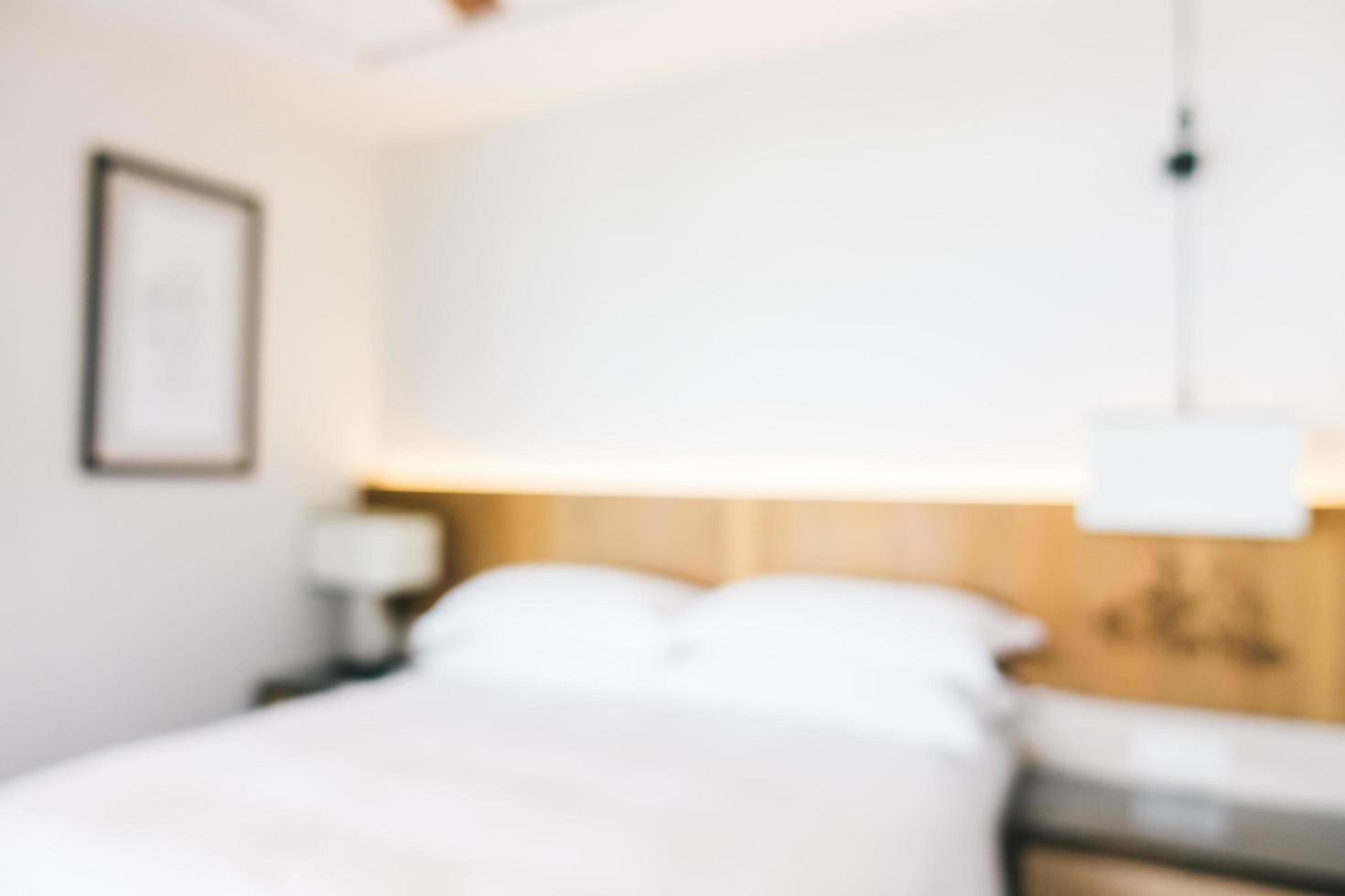 Abstract blur bedroom photo