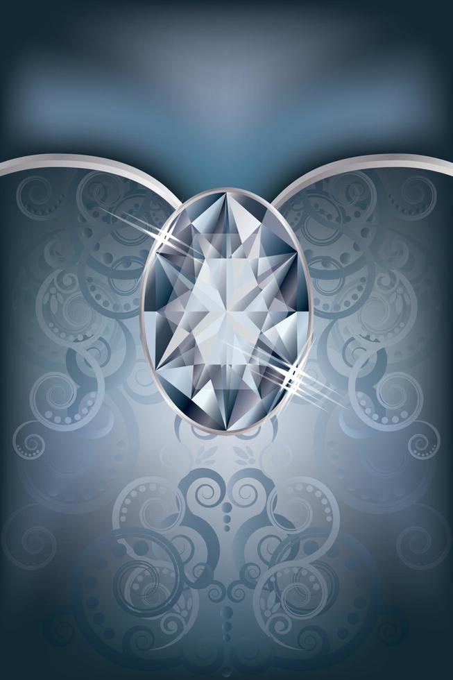 Diamond Vector Background