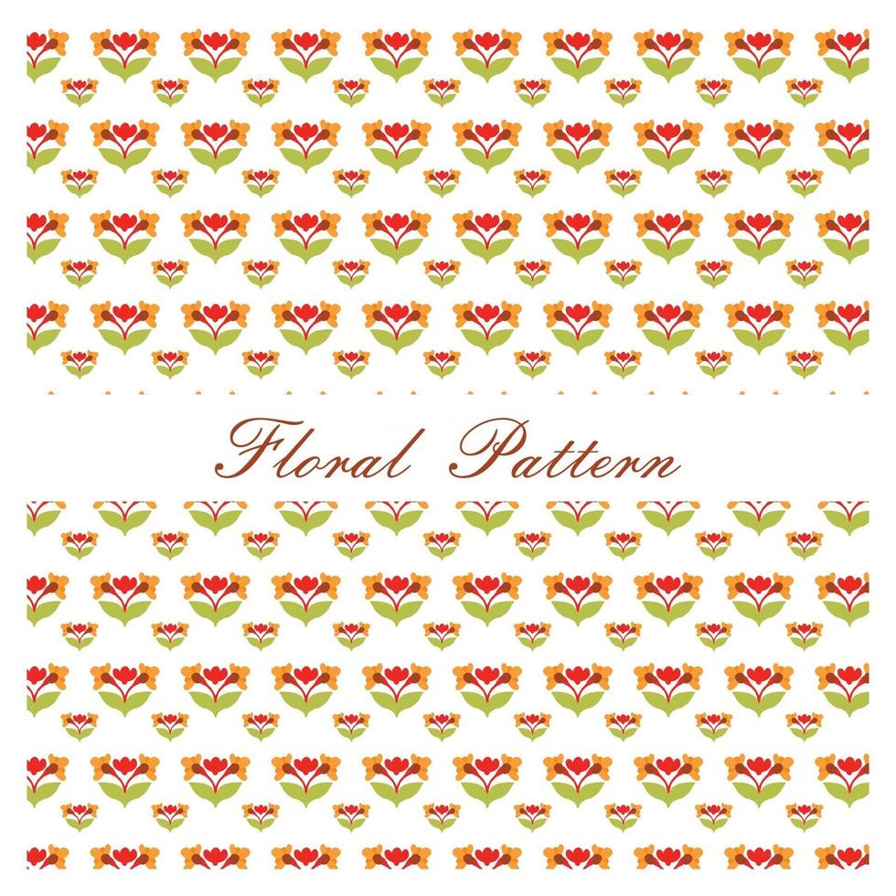 patrón floral. hermoso fondo floral decorado. vector