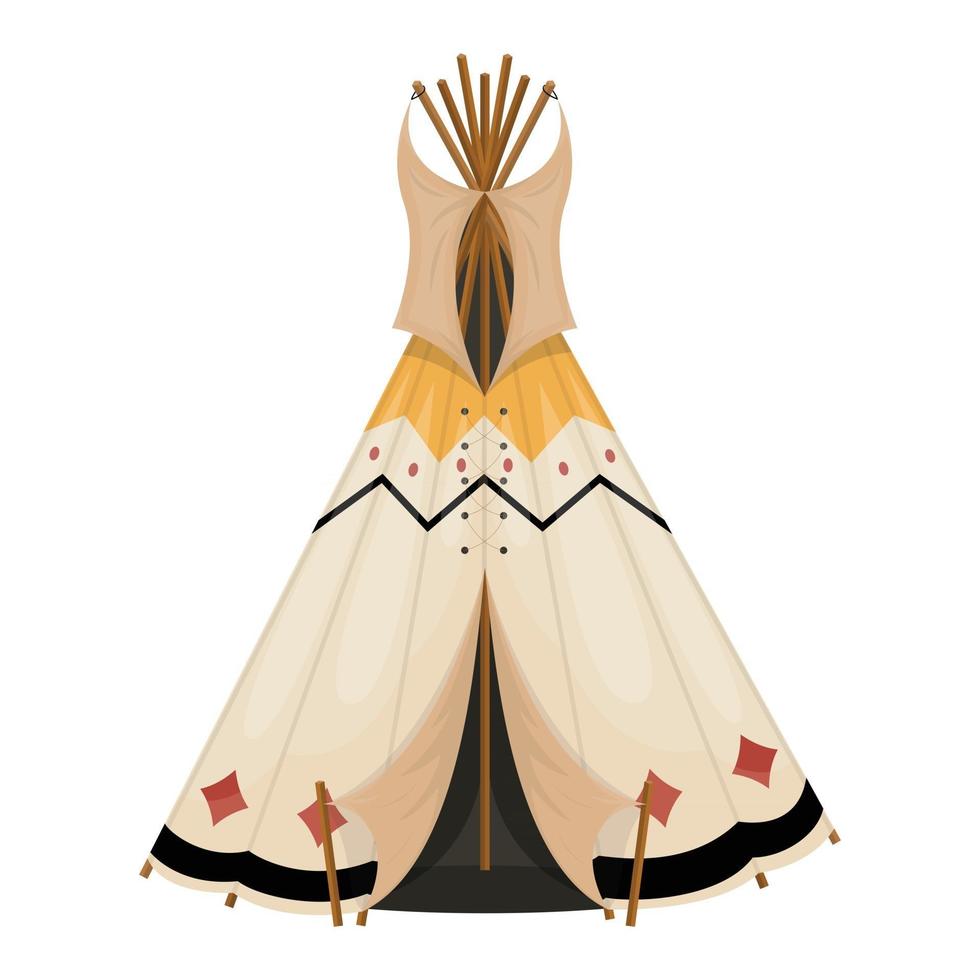 tipi, ilustración vectorial vector