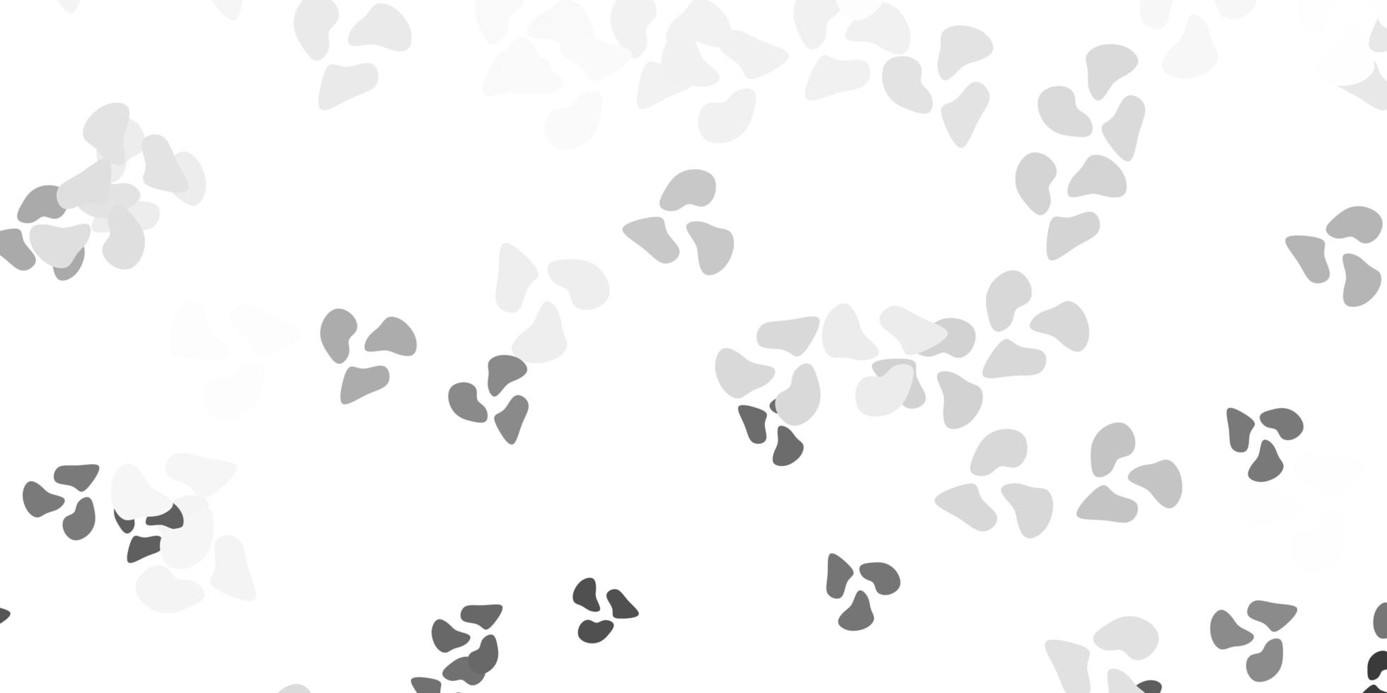 Light gray vector template with abstract forms.
