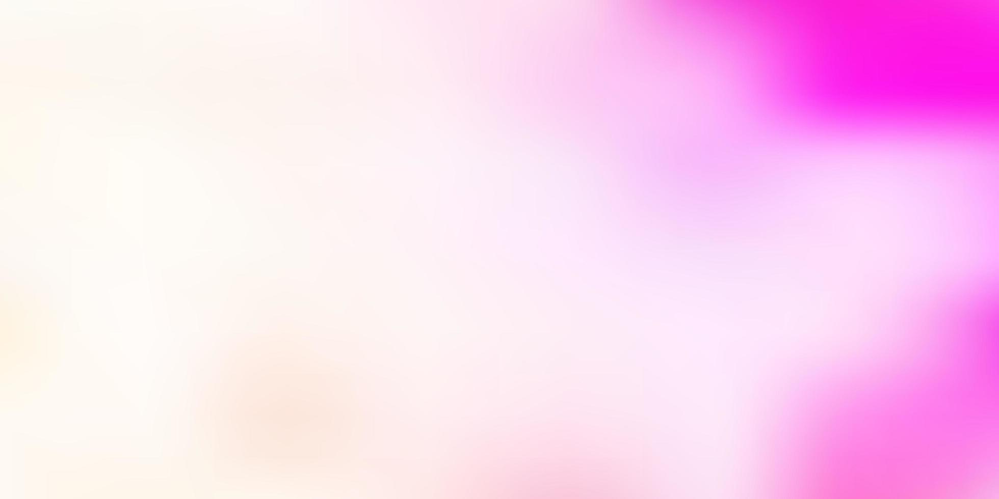 Light pink, yellow vector abstract blur template.