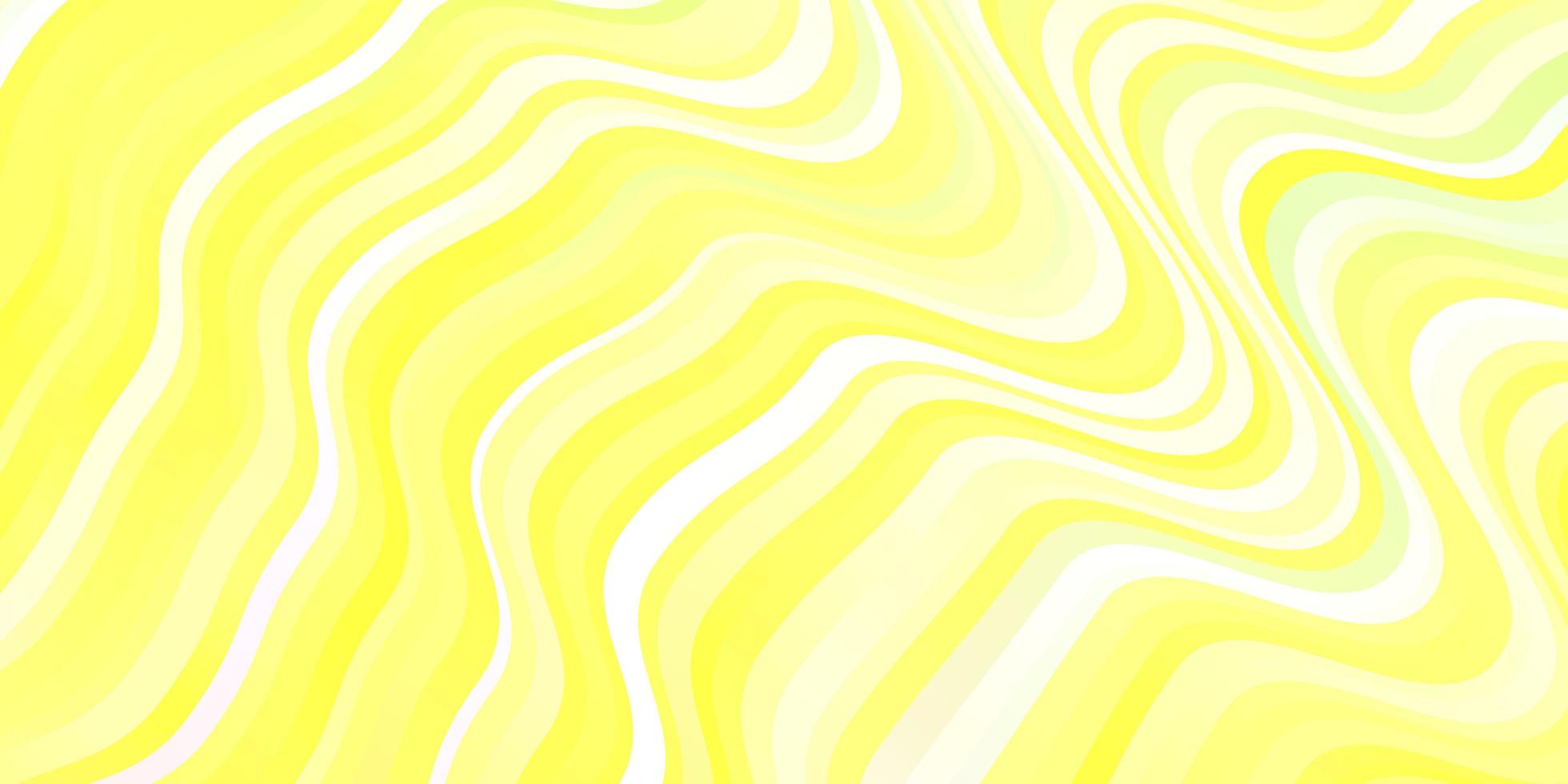 Light Green, Yellow vector pattern with wry lines.