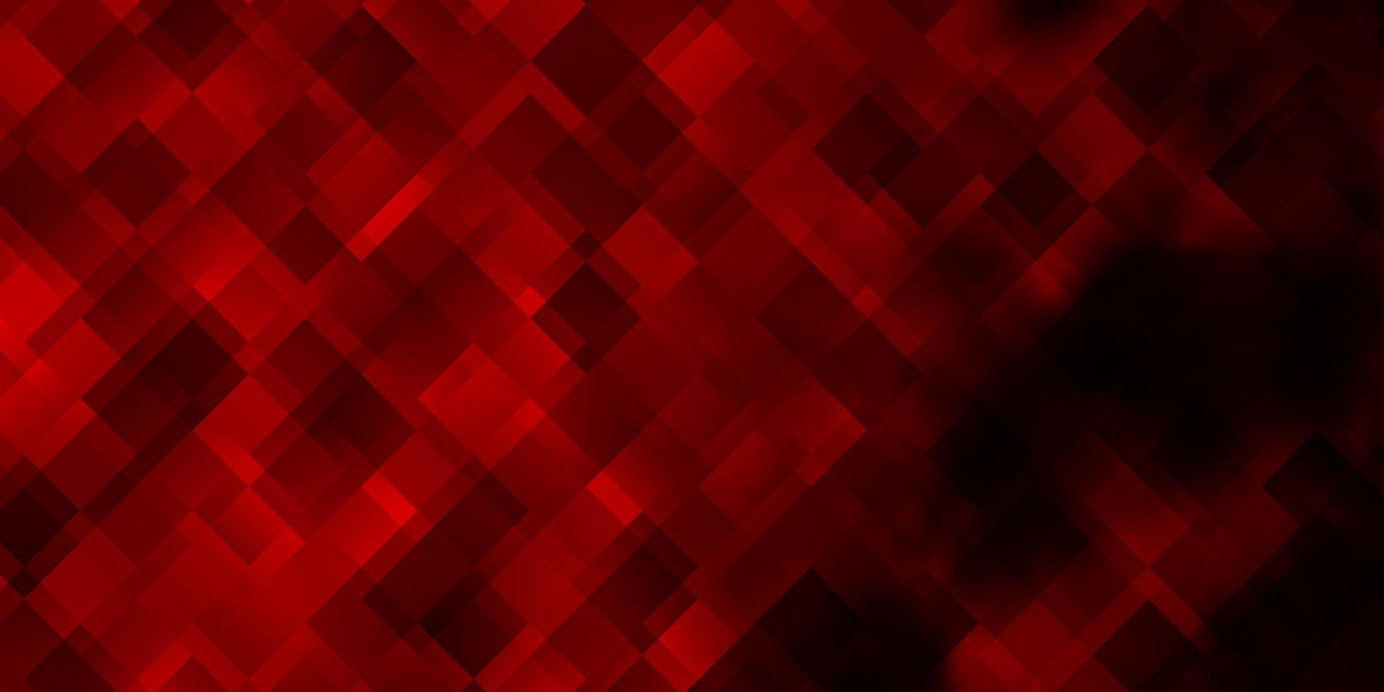 Dark Orange vector template with rectangles.