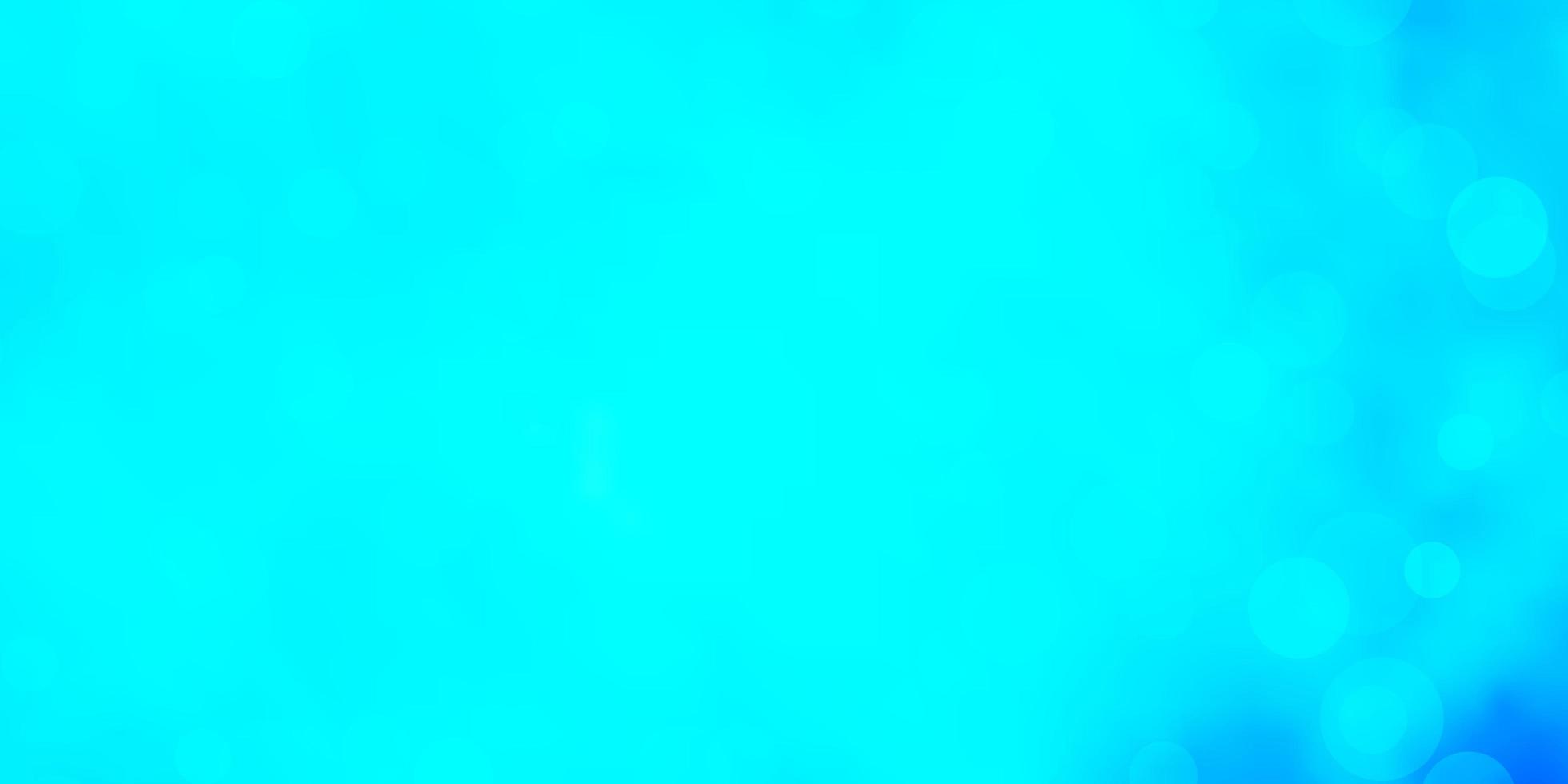 Light BLUE vector backdrop with circles. Colorful illustration with gradient dots in nature style. Pattern for wallpapers, curtains.