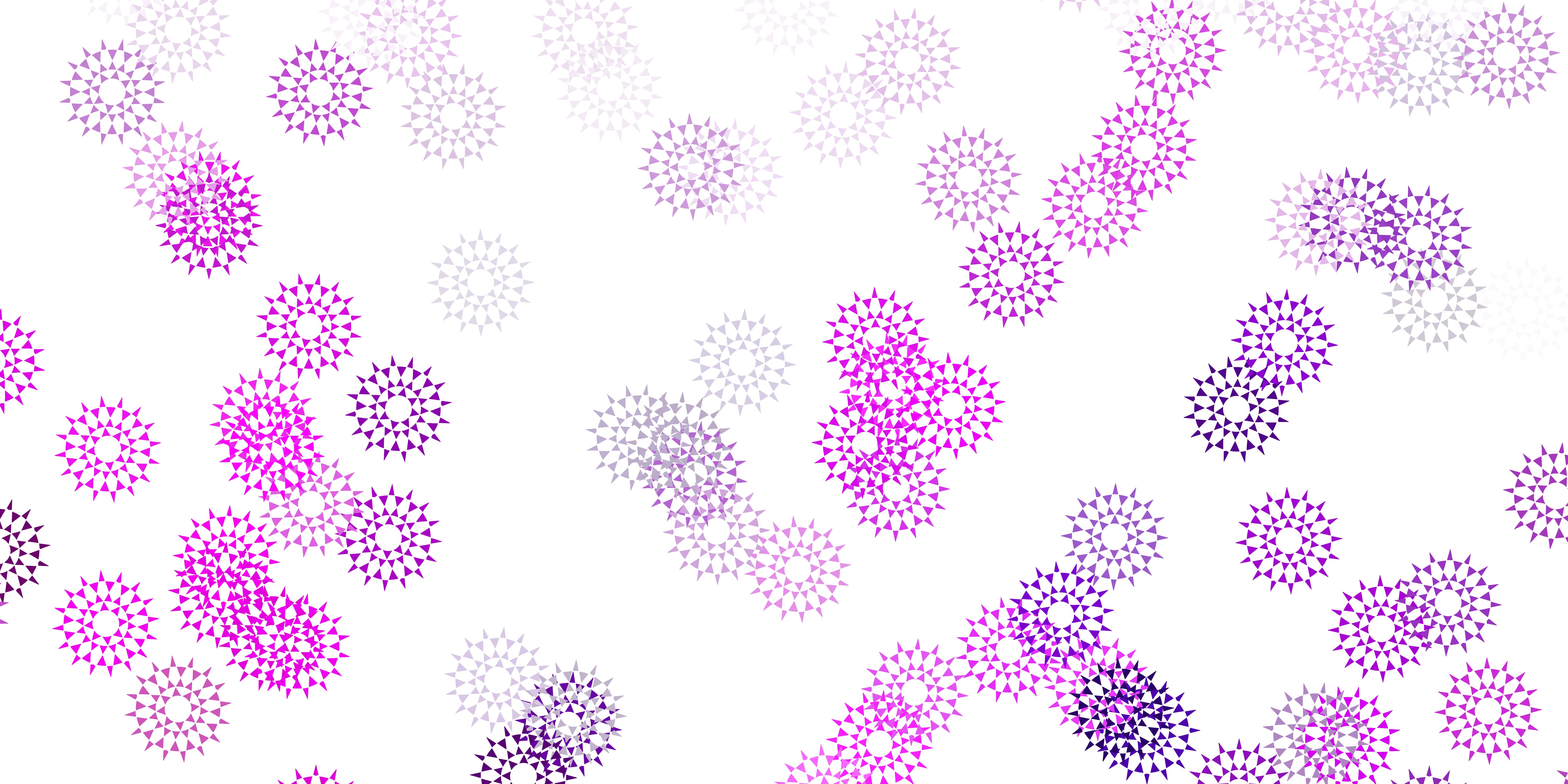 Light purple, pink vector natural artwork with flowers. 2809521 Vector