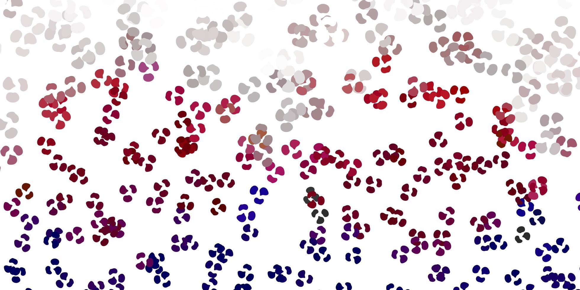 Light pink vector texture with memphis shapes.