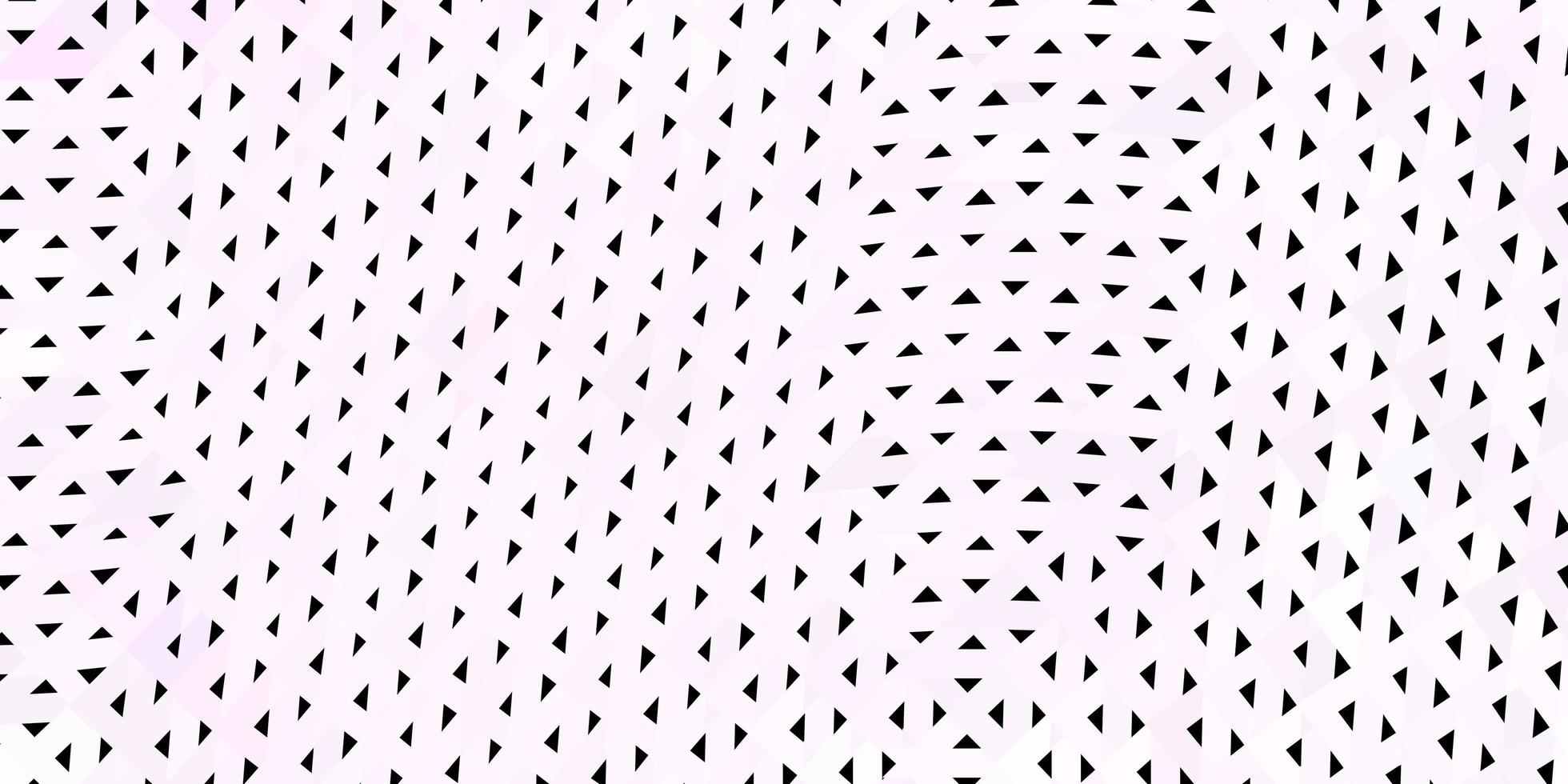 Light purple vector abstract triangle texture.