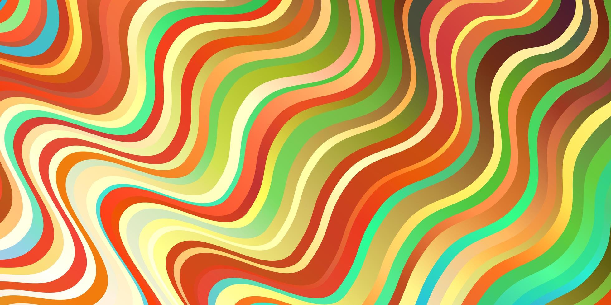 Light Multicolor vector texture with curves.