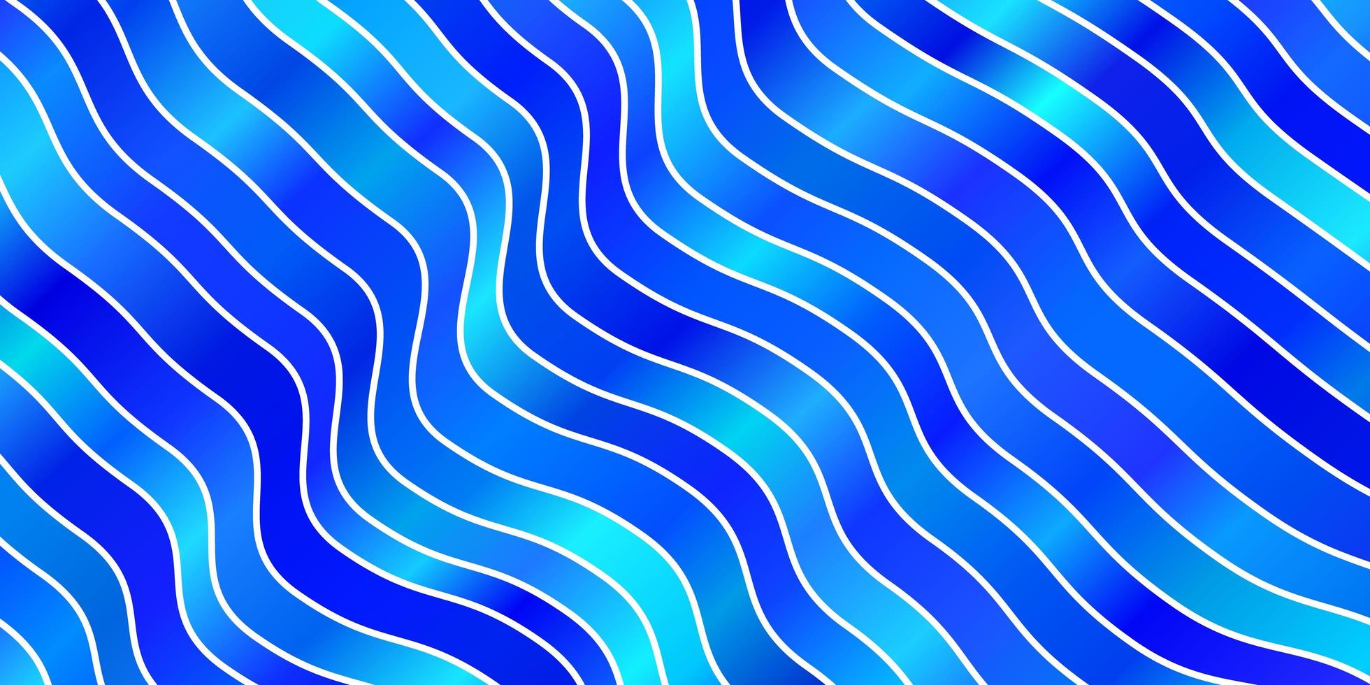 Light BLUE vector pattern with curves. Colorful illustration, which consists of curves. Best design for your posters, banners.