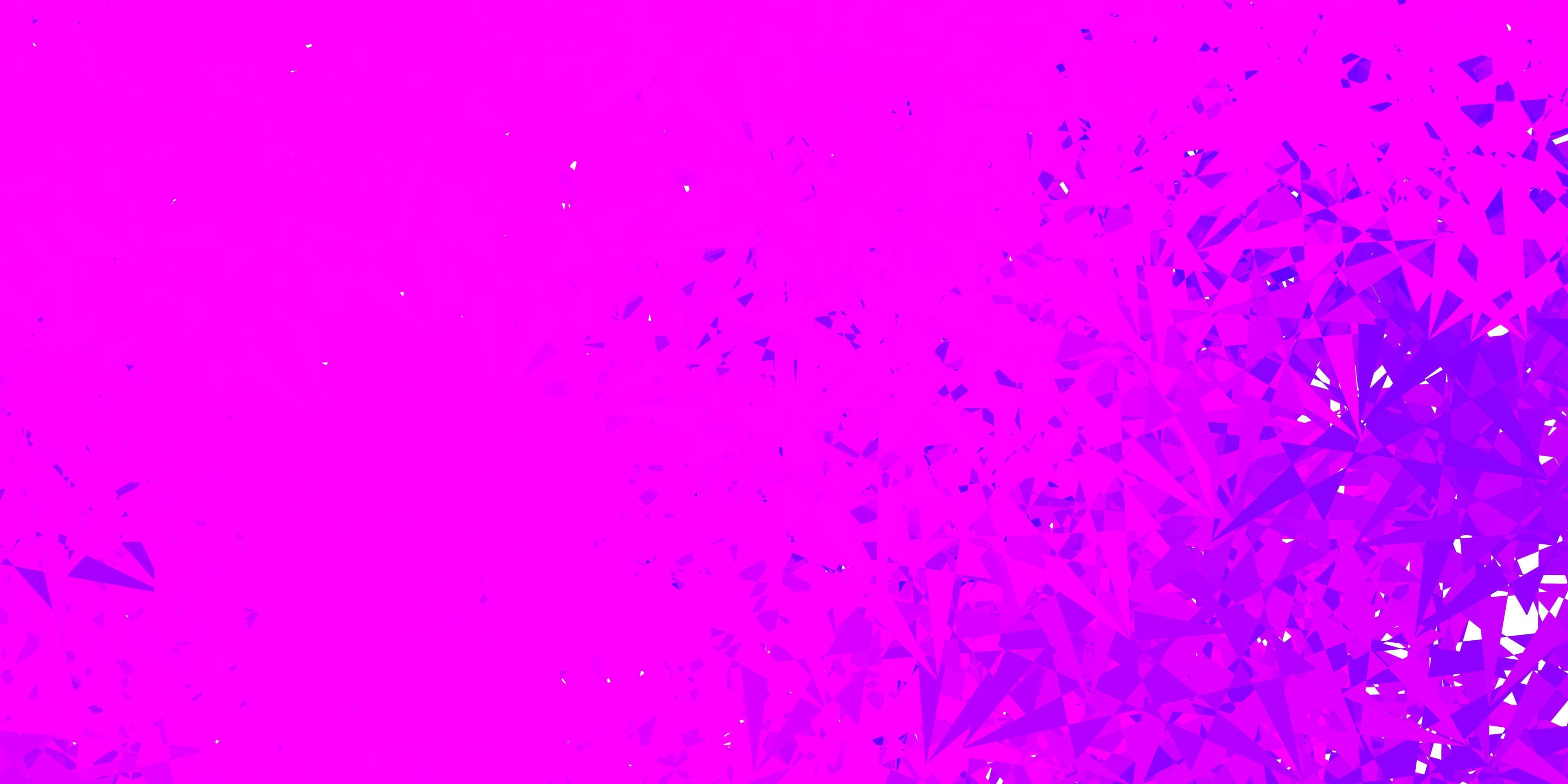 Light purple, pink vector background with triangles. 2809868 Vector Art