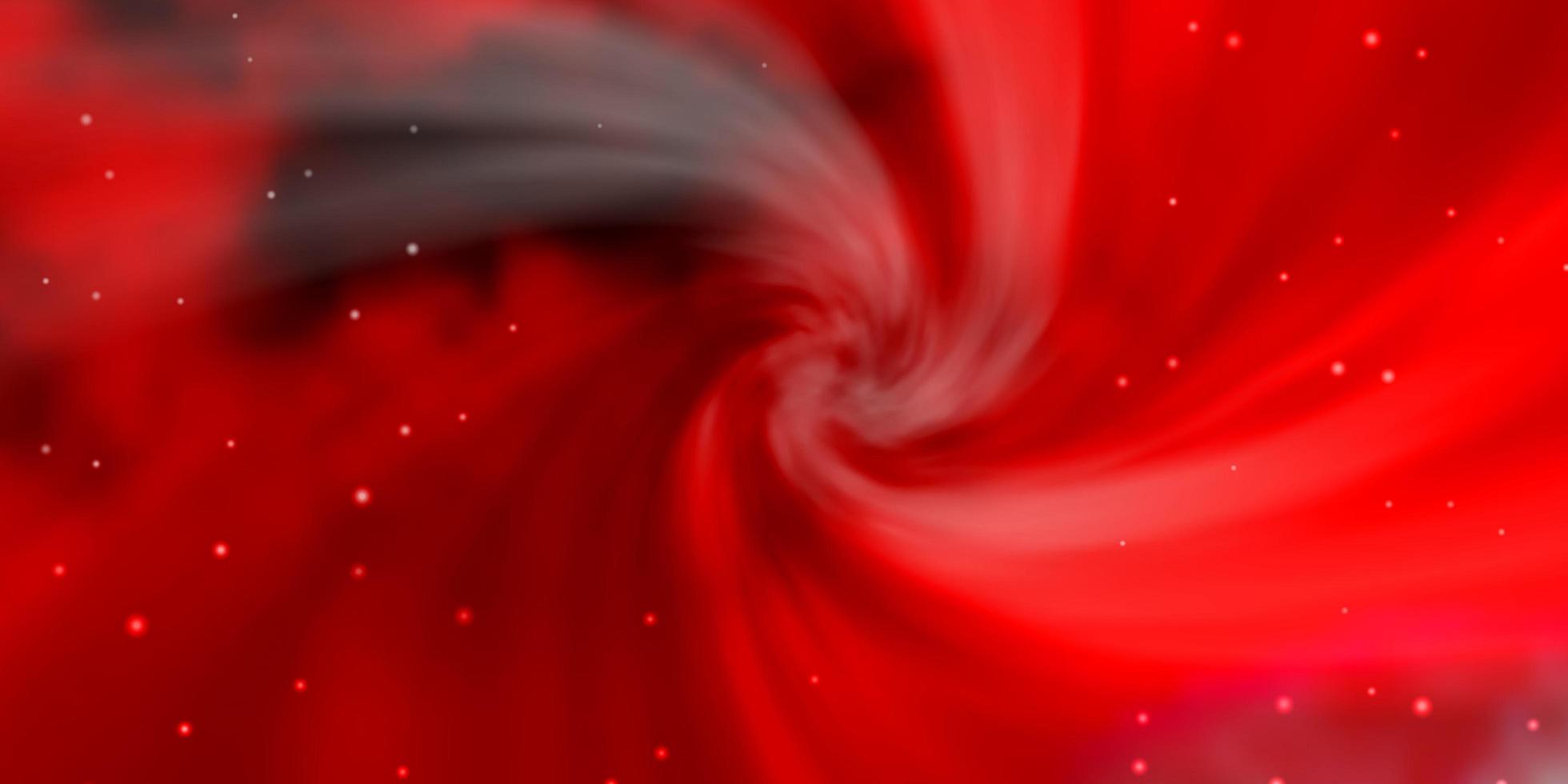 Light Red vector texture with beautiful stars. Colorful illustration in abstract style with gradient stars. Pattern for new year ad, booklets.