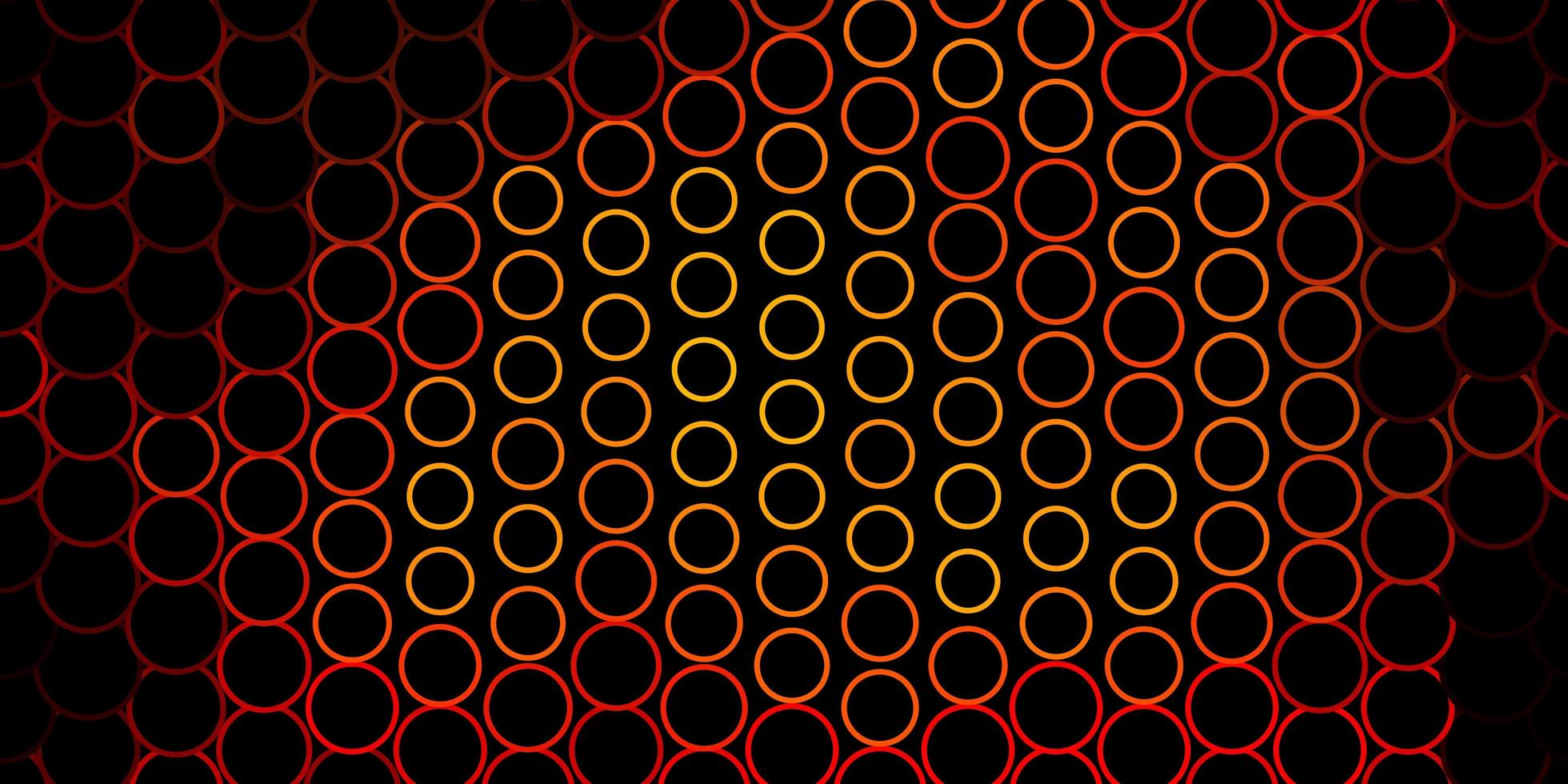 Dark Orange vector texture with circles. Abstract illustration with colorful spots in nature style. Design for your commercials.