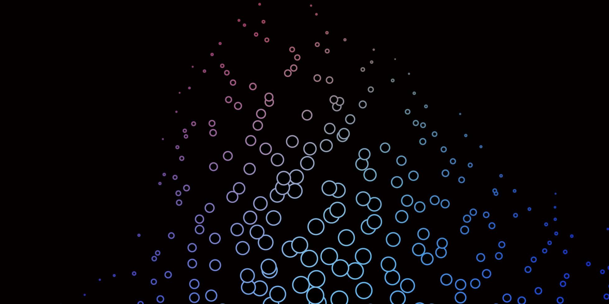 Dark Pink, Blue vector template with circles. Abstract colorful disks on simple gradient background. New template for your brand book.