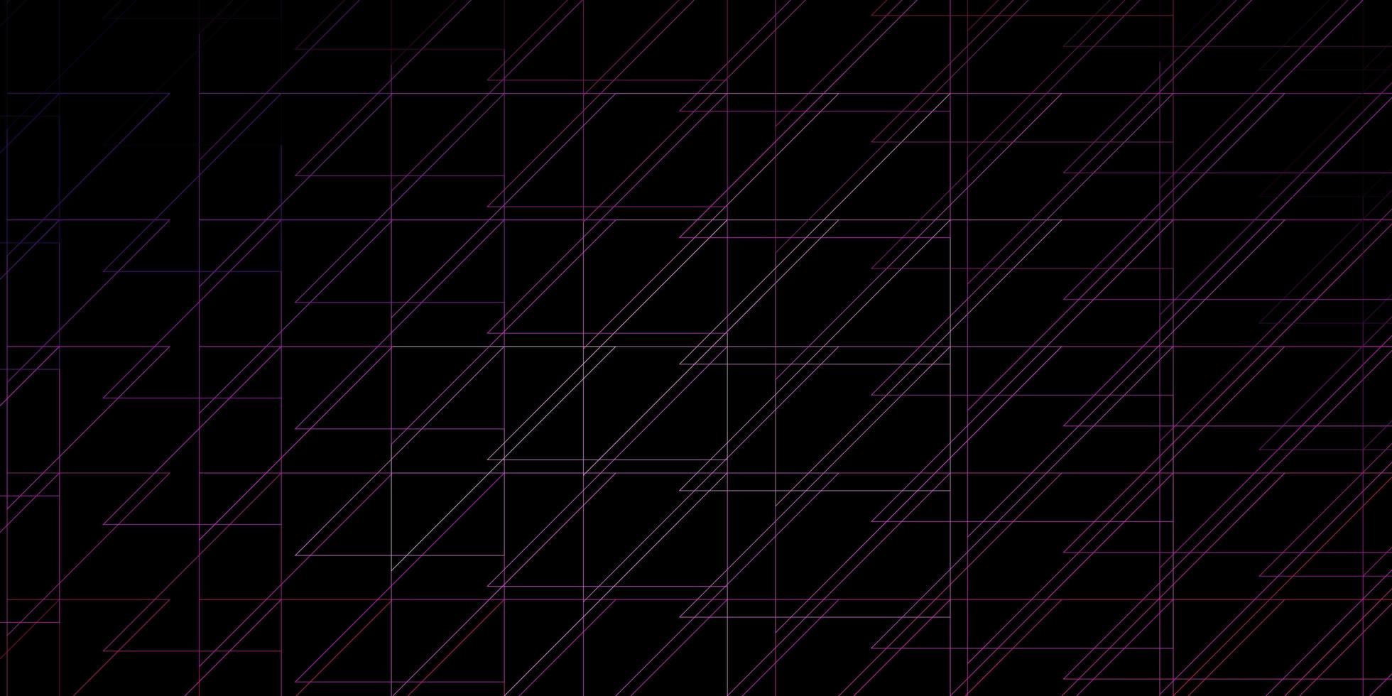 Dark Purple, Pink vector layout with lines. Geometric abstract illustration with blurred lines. Pattern for booklets, leaflets.