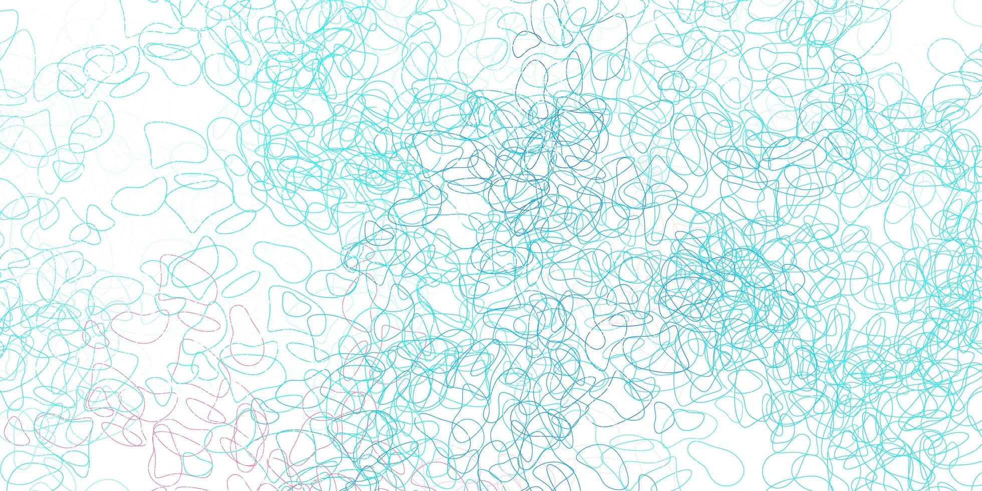 Light blue, red vector texture with memphis shapes.