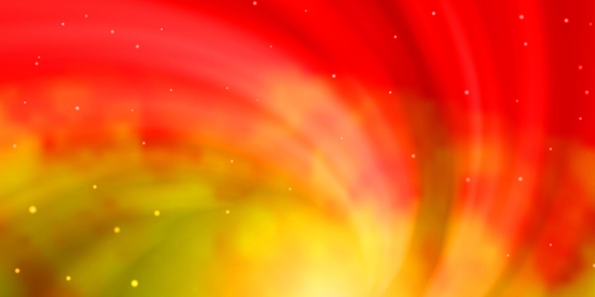 Light Orange vector pattern with abstract stars. Colorful illustration with abstract gradient stars. Pattern for websites, landing pages.