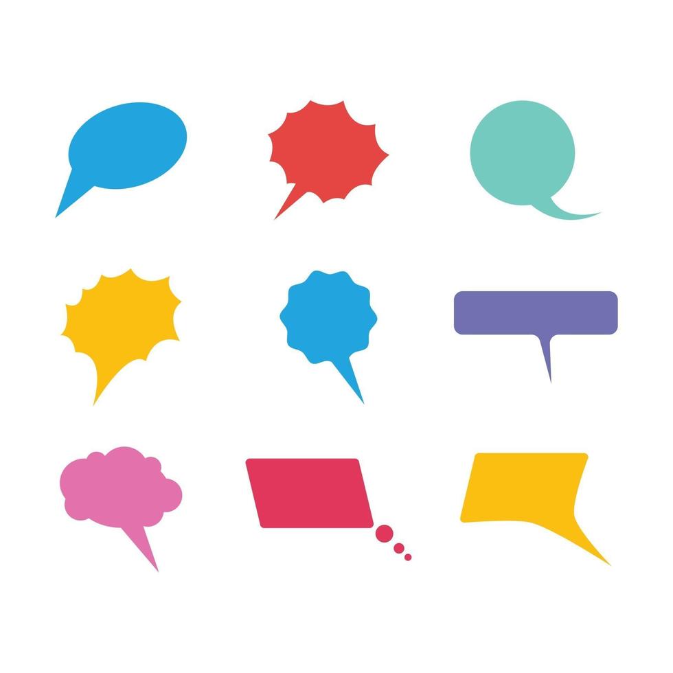 Speech bubble logo images 2810881 Vector Art at Vecteezy