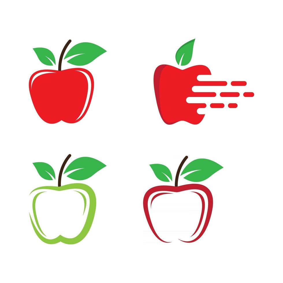 imagenes de logo de manzana vector