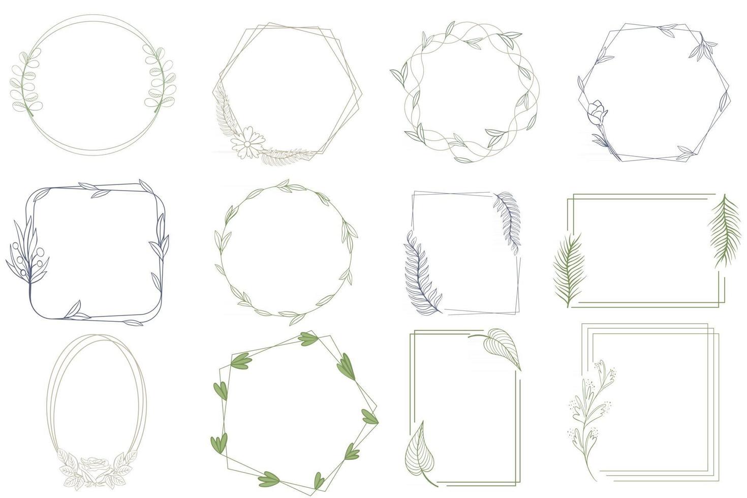 Set of frames vector