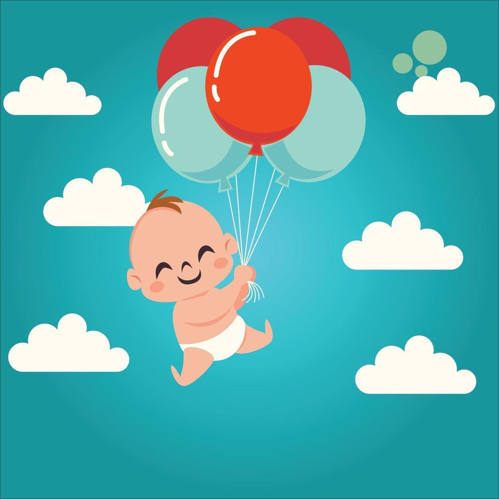 Bebe Recien Nacido Y Vector De Globo Vector En Vecteezy Bebe Recien Nacido Y Vector De Globo Vector En Vecteezy