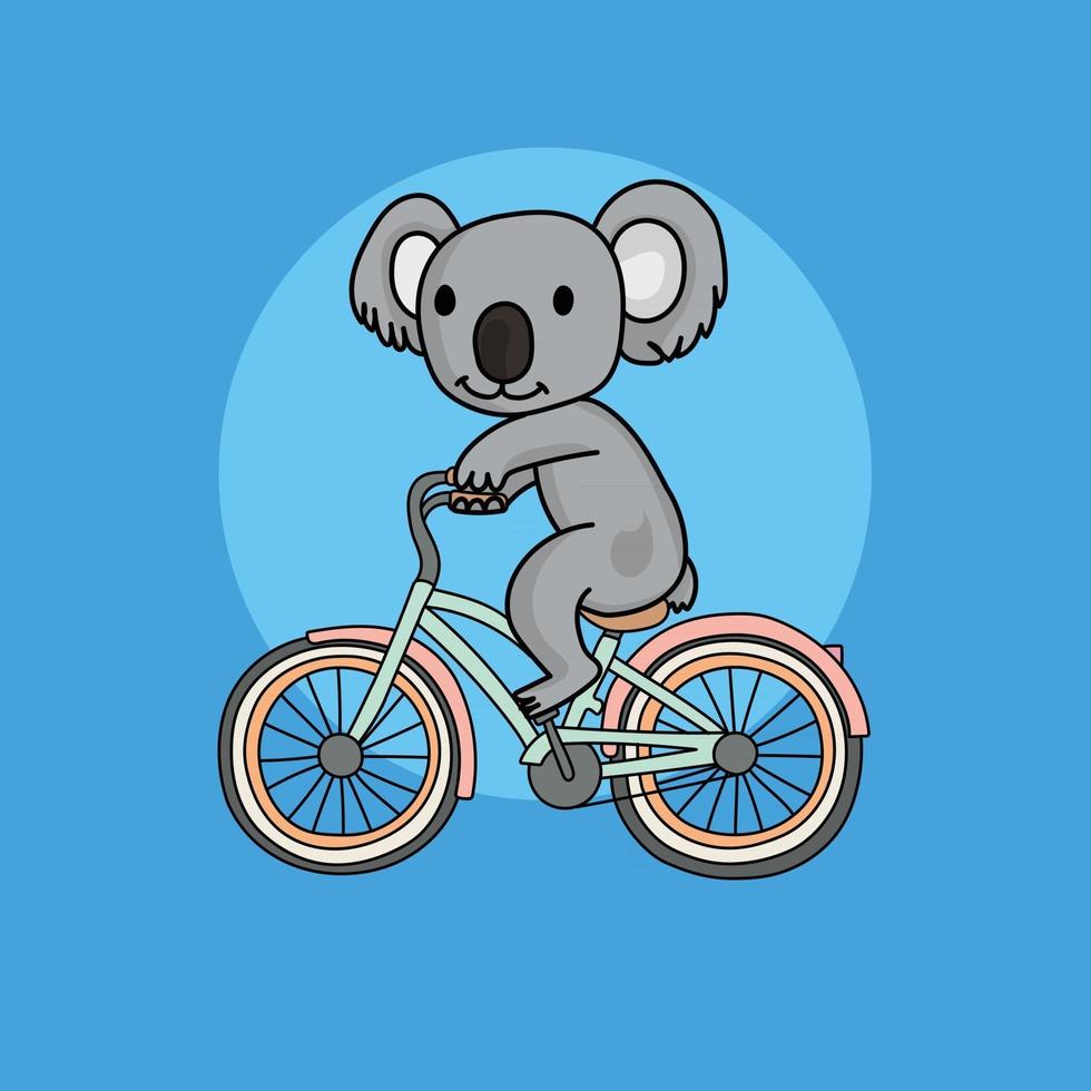 dibujos animados lindo koala vector