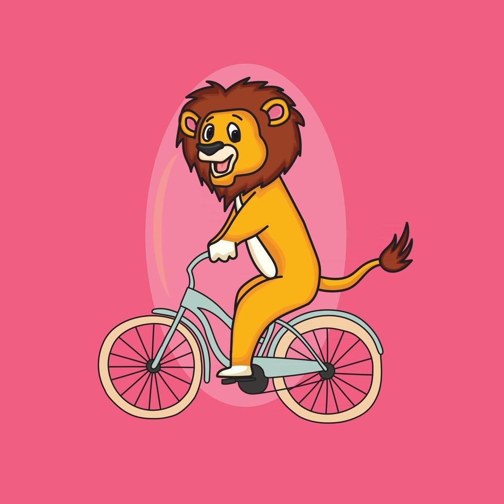 Lion on Transport vector