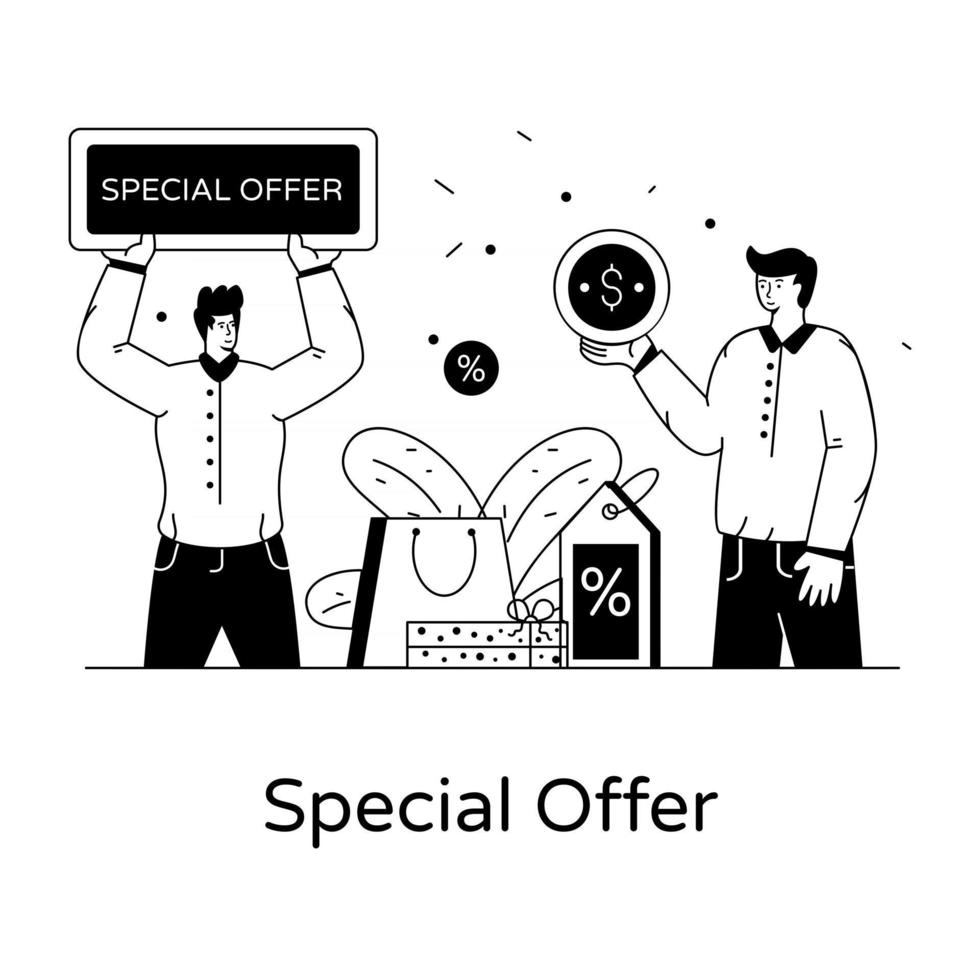 Special Offer Discount vector