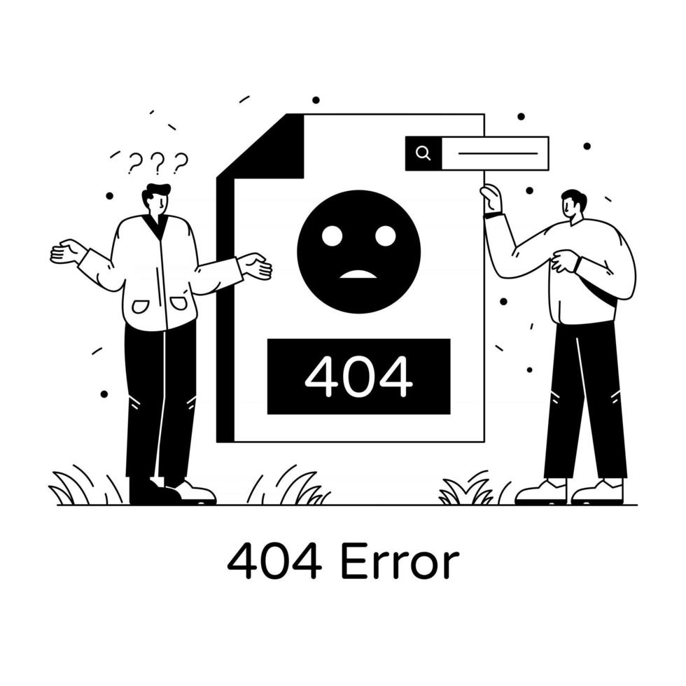 404 Error Programming vector