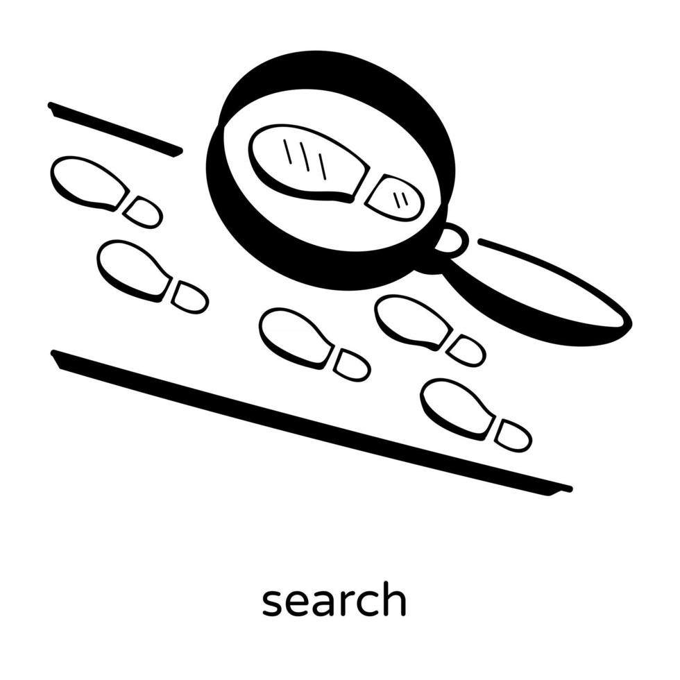Search Footprint Analysis vector