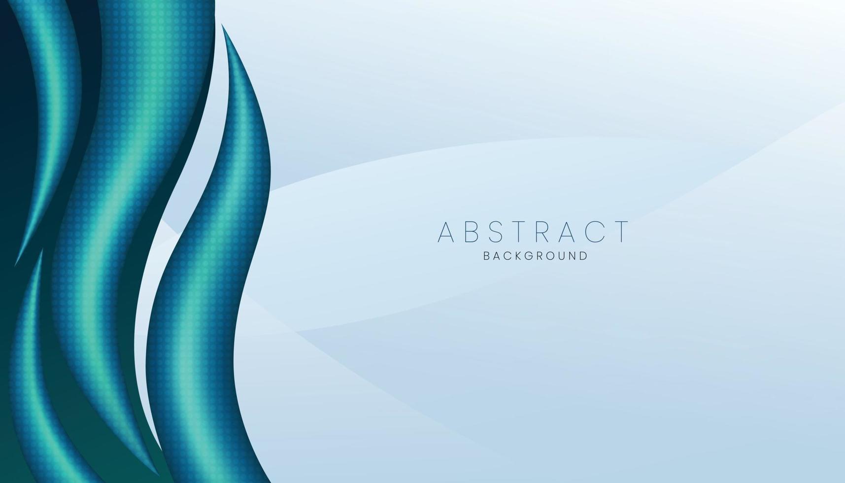 blue realistic 3d abstract background banner concept vector