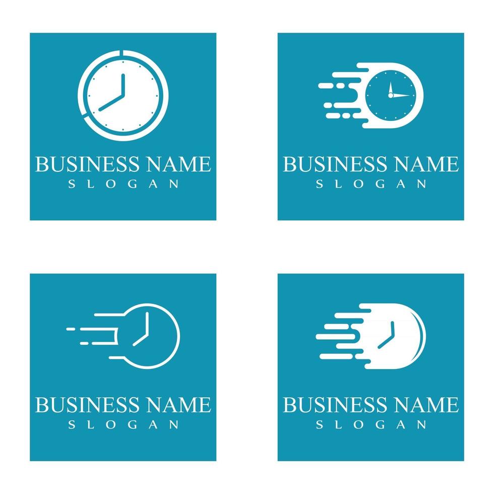 Fast Time Icon Logo Design vector
