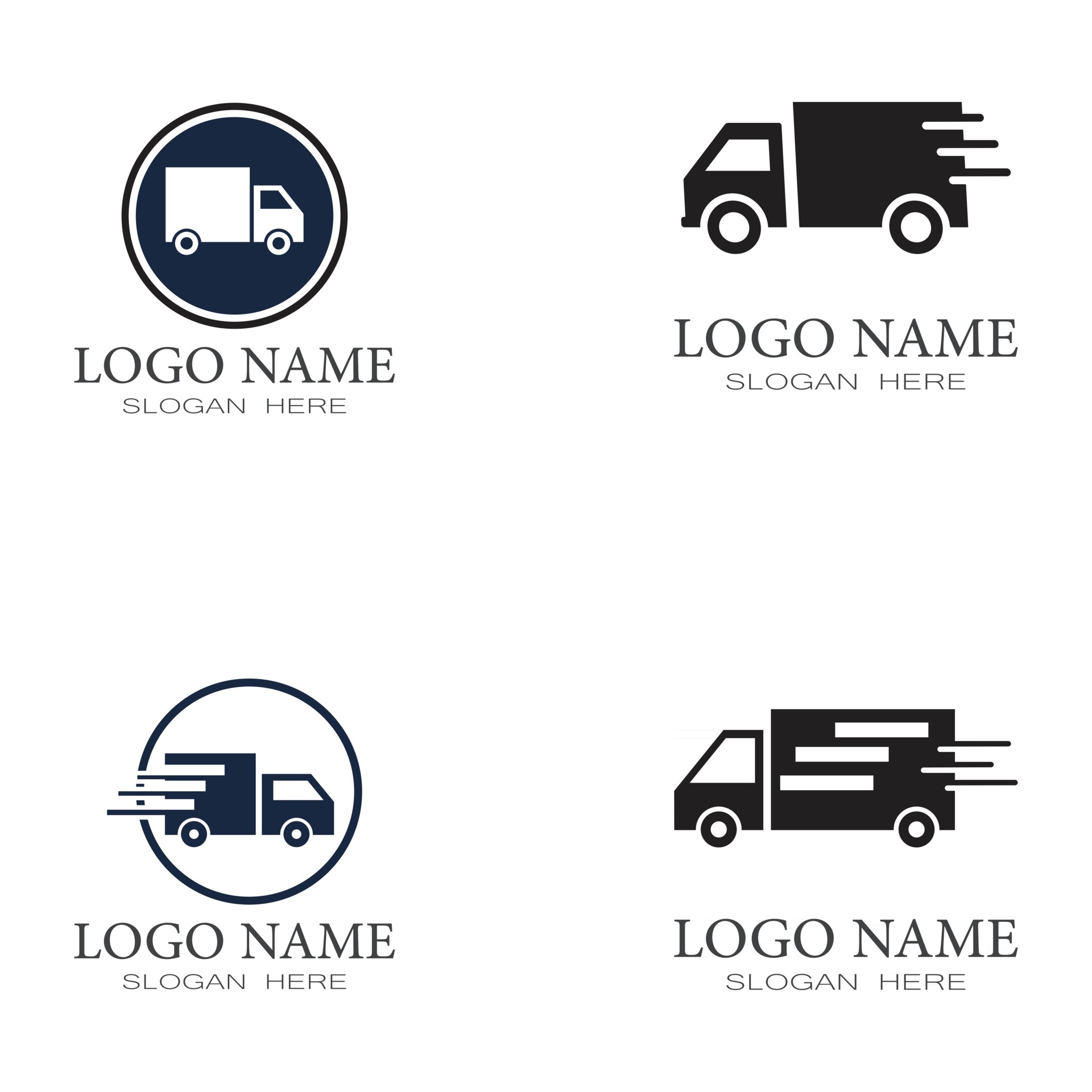 Delivery Truck Icon Vector Design Logo Template 2811620 Vector Art at