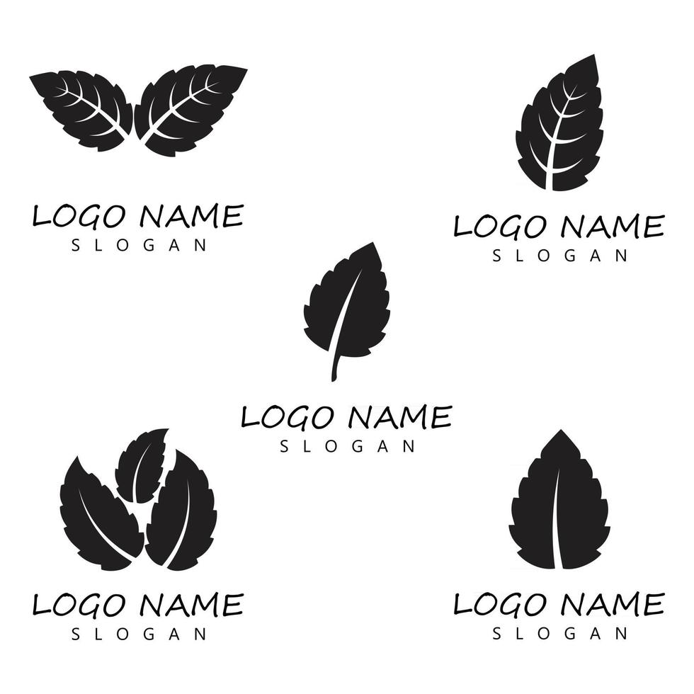 Leaf icon Vector Illustration design Logo template