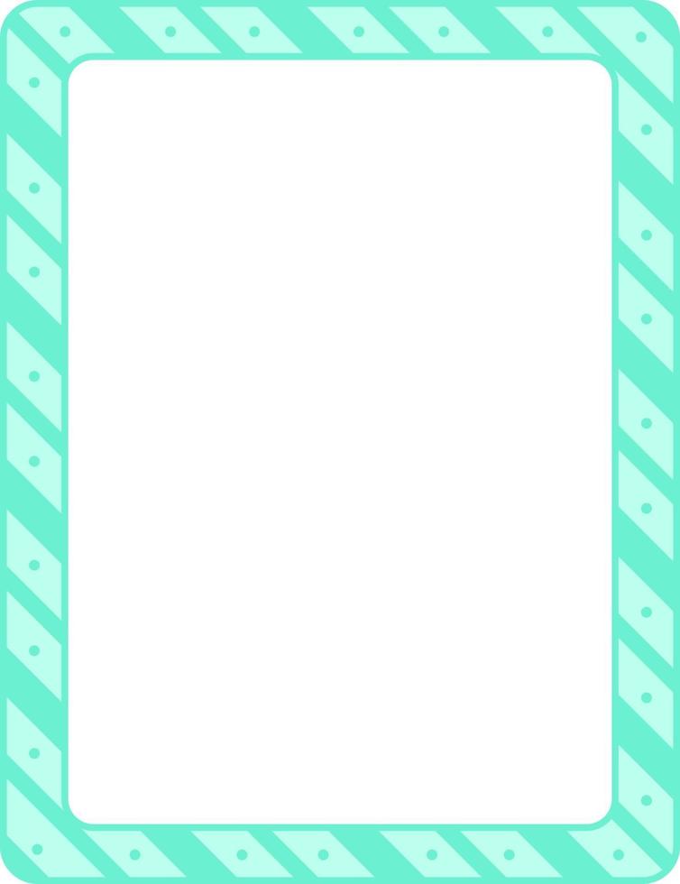 Empty diagonal stripes frame banner template vector