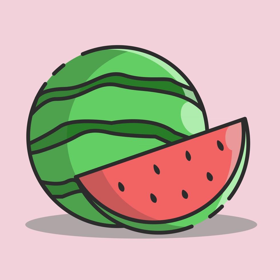 Watermelon vector illustration