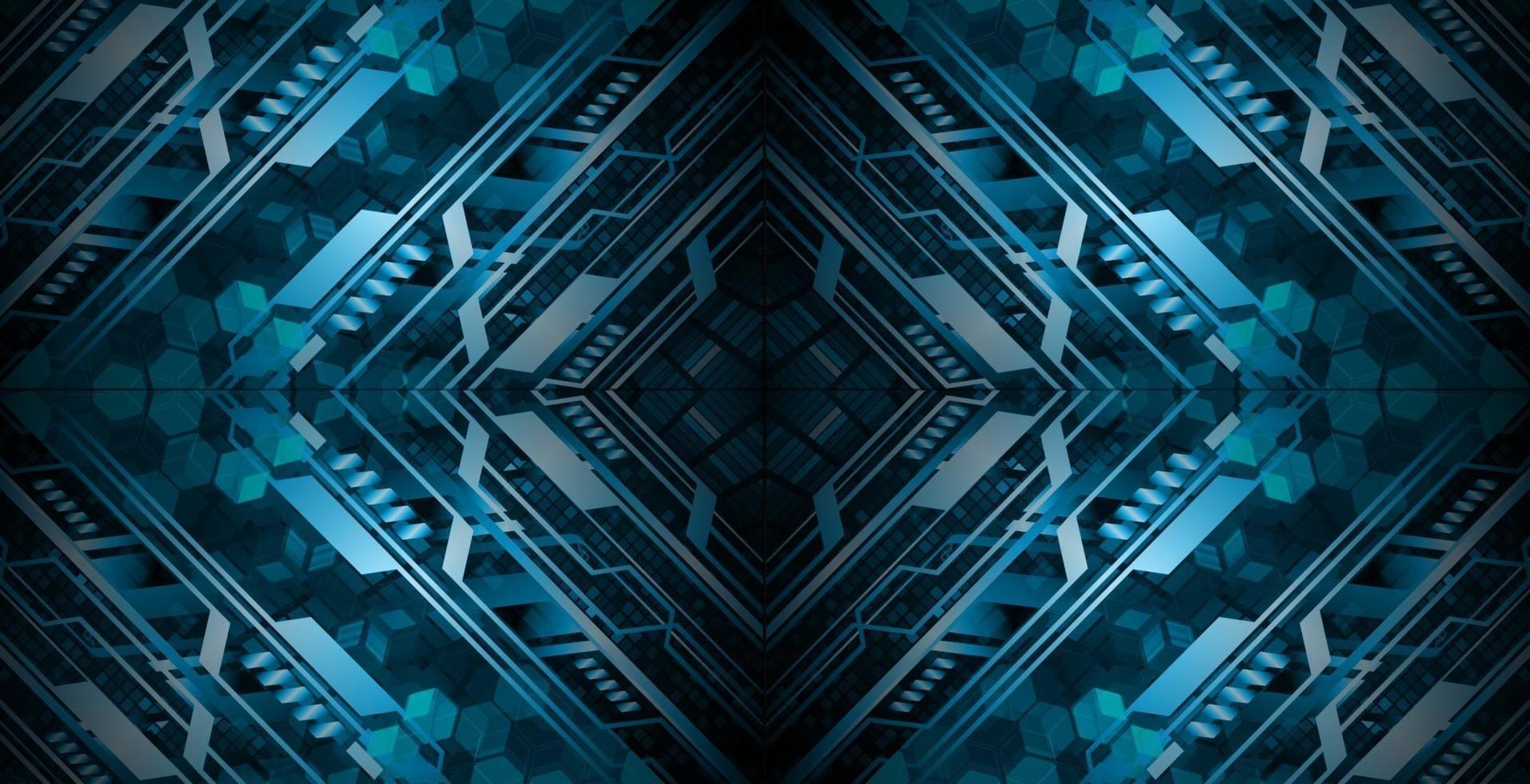 cyber circuit future technology concept background vector