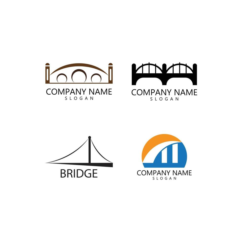 Bridge Logo Template vector